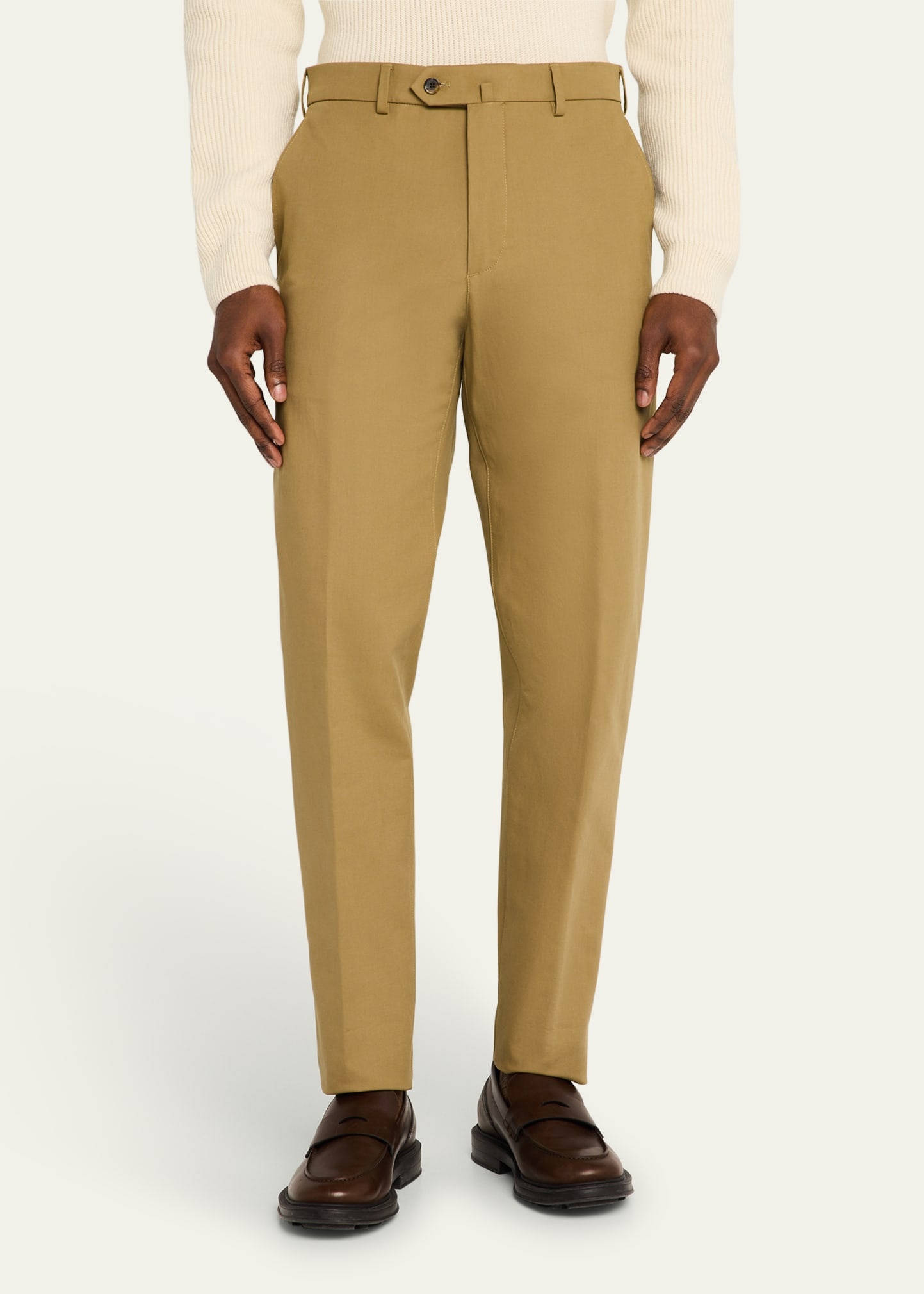 Men's Carlo Hyannis Straight Cotton Trousers - 4