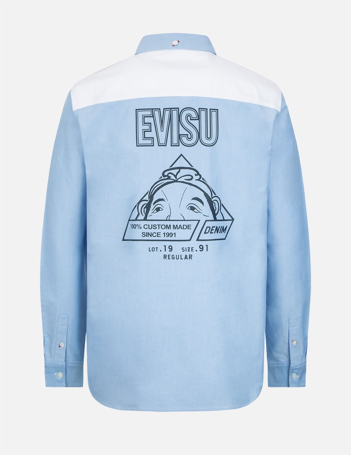 HIDE-AND-SEEK GODHEAD PRINT OXFORD SHIRT - 2