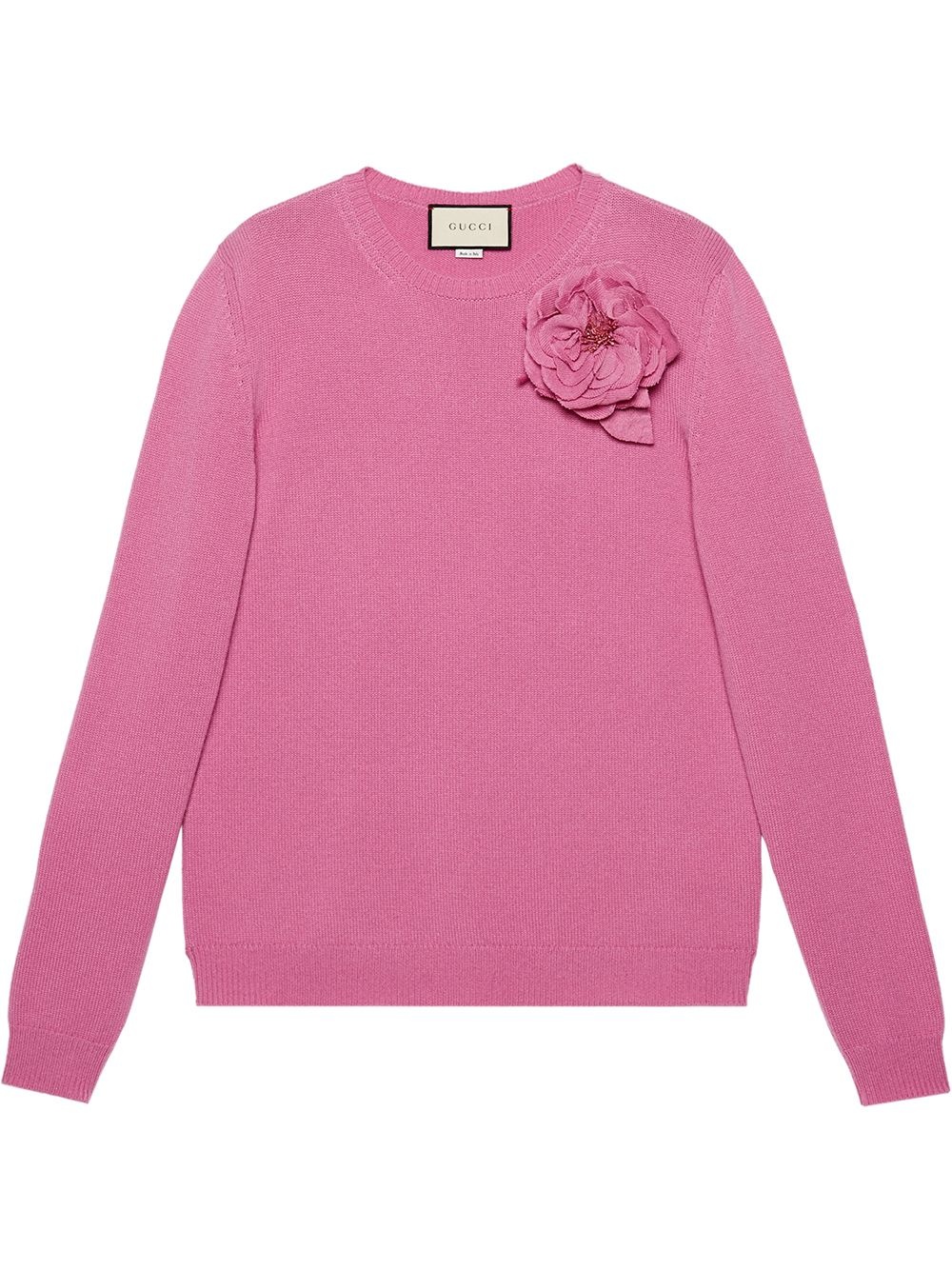 detachable rose corsage jumper - 1