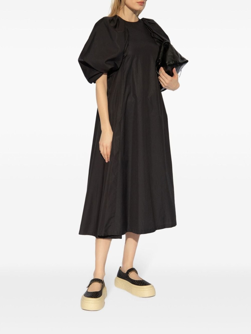Noir Kei Ninomiya puff-sleeve midi dress outlook