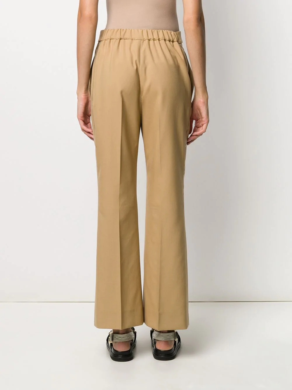 button tabs straight trousers - 4