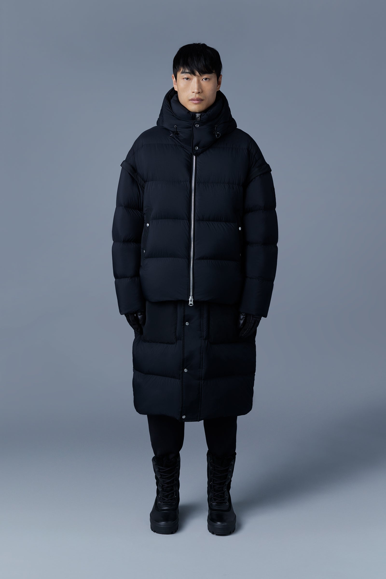 CASIUS 4-in-1 matte light down jacket - 2