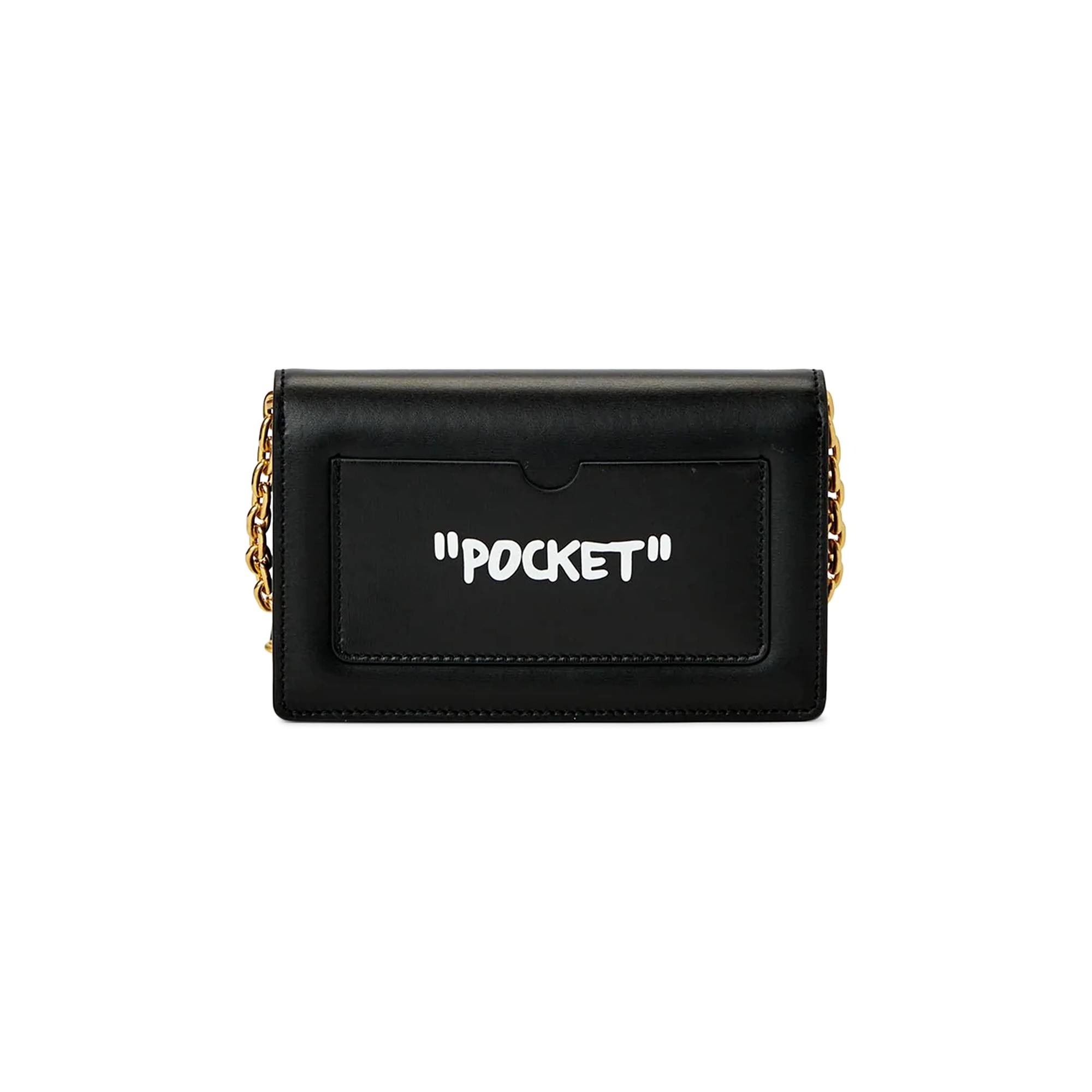 Off-White Jitney 0.5 Shoulder Quote 'Black/White' - 2