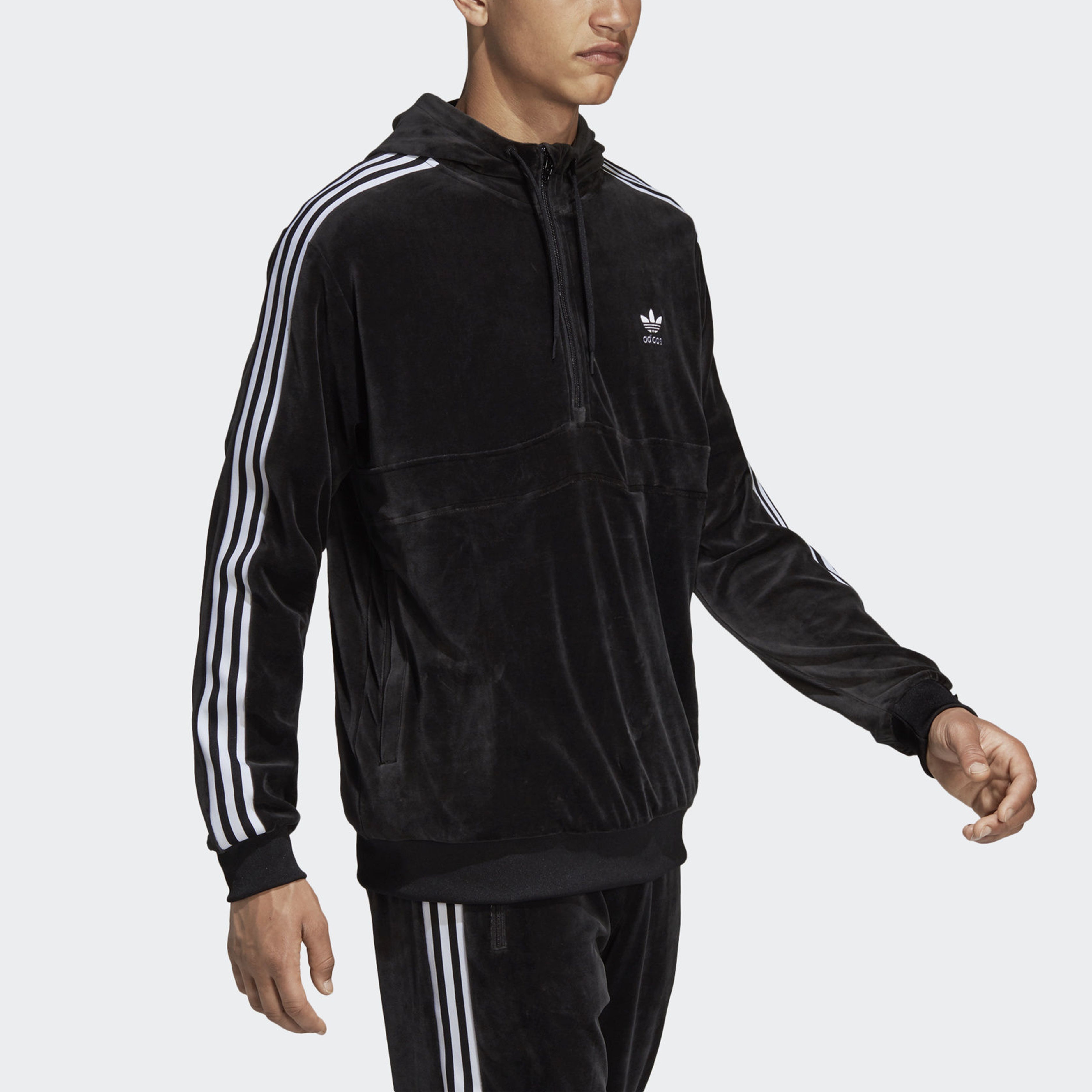 adidas originals Cozy Halfzip Track Sweaters Black DX3625 - 5