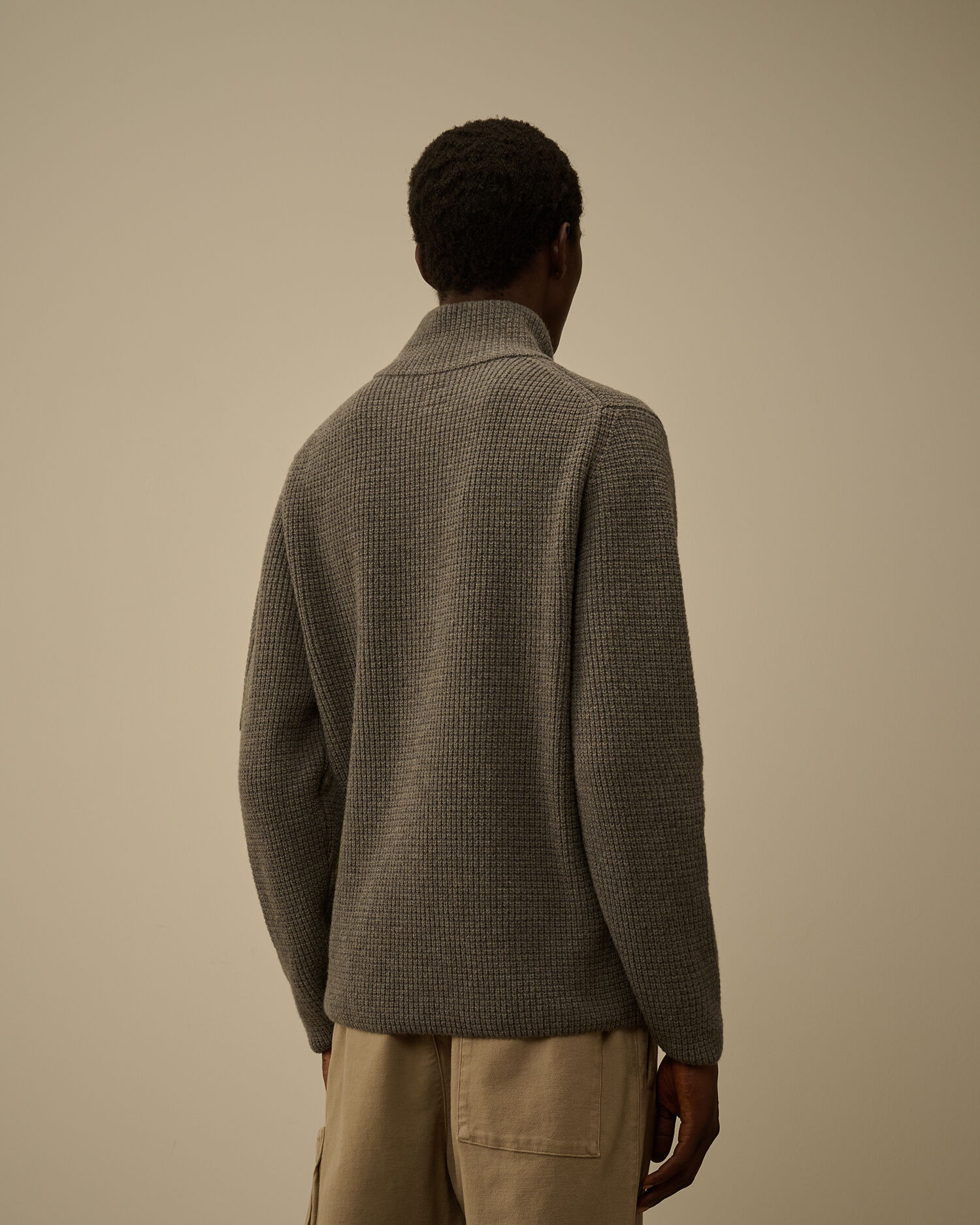 Lambswool GRS Half Zip Sweater - 4
