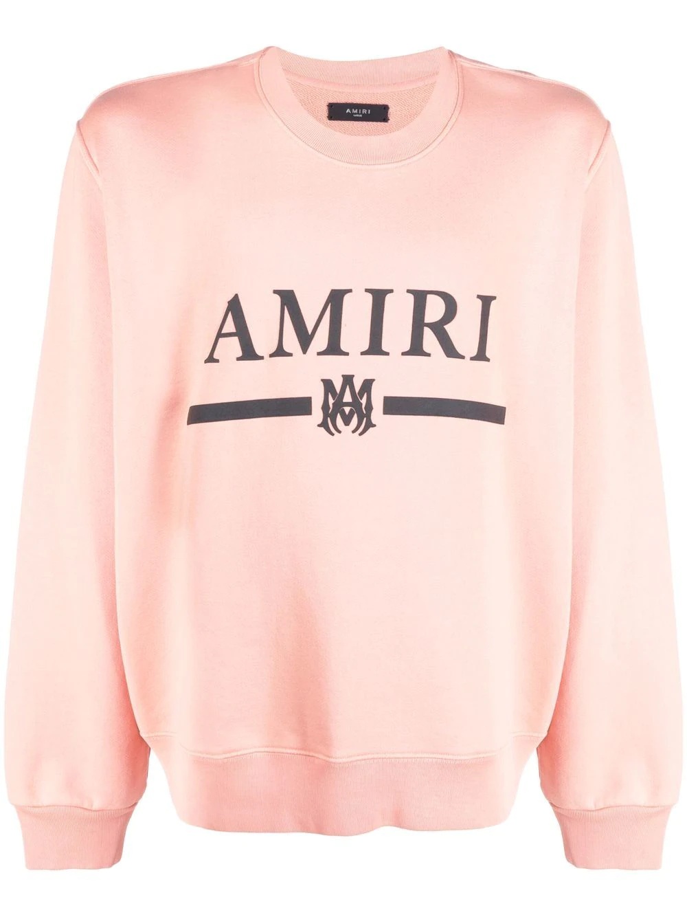 logo-print crew sweatshirt - 1