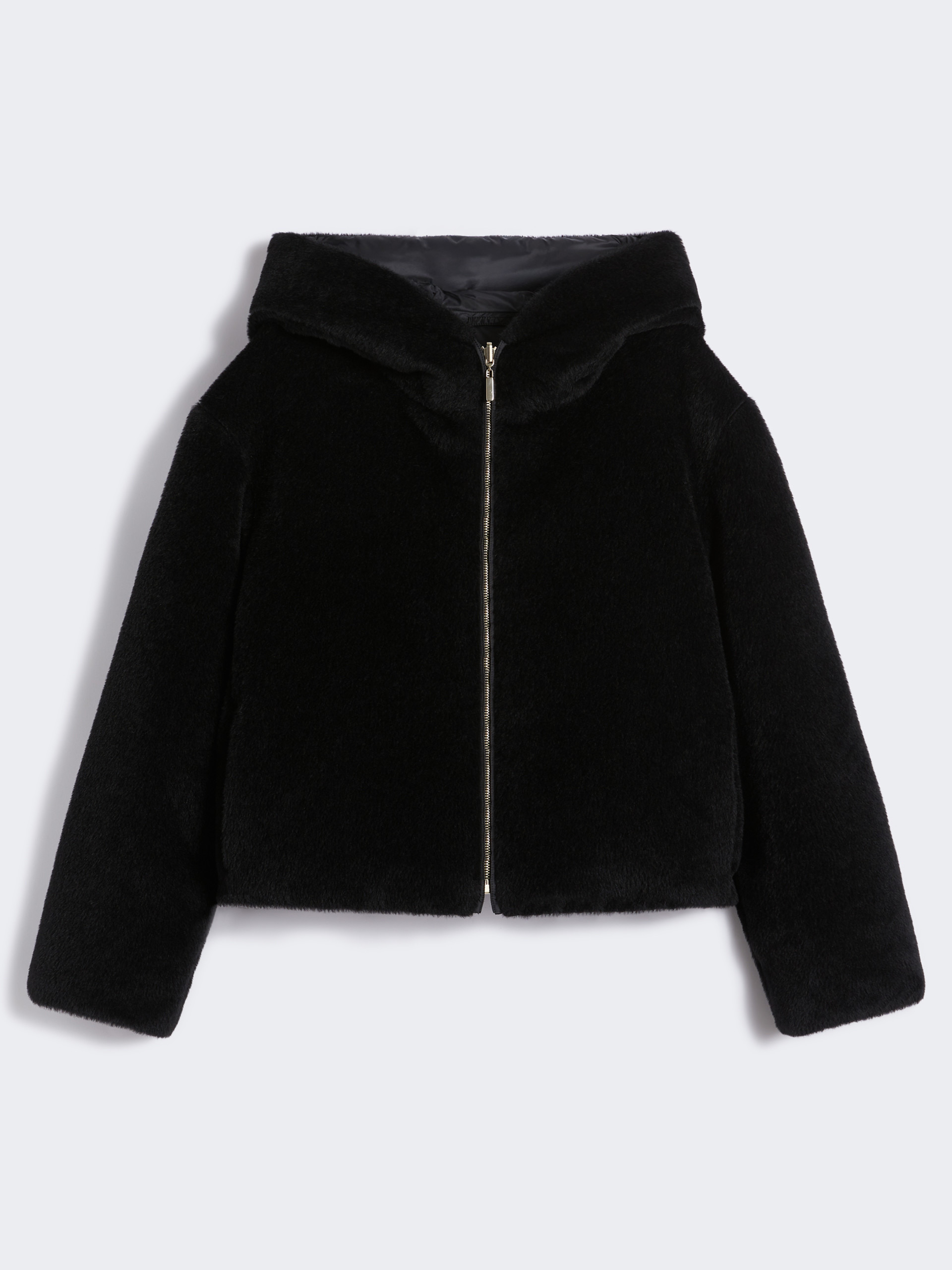 OLLY Short, reversible alpaca and wool padded jacket - 1