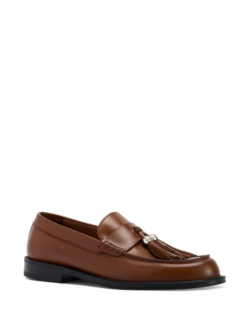 Giuseppe Zanotti tassel logo leather loafers outlook