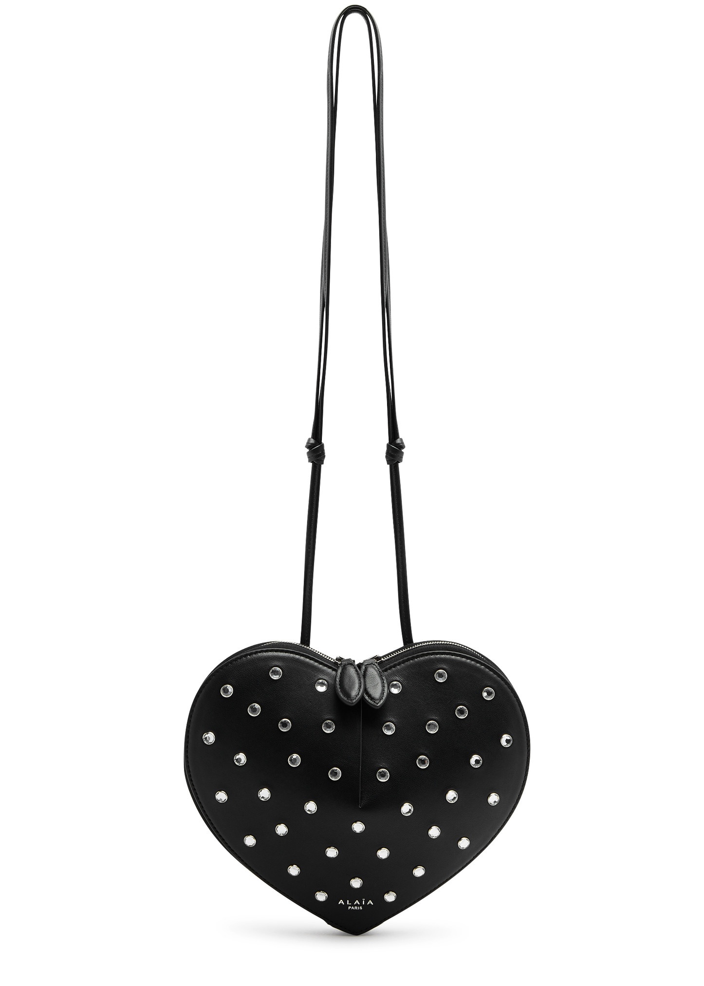 Le Coeur embellished leather cross-body bag - 1