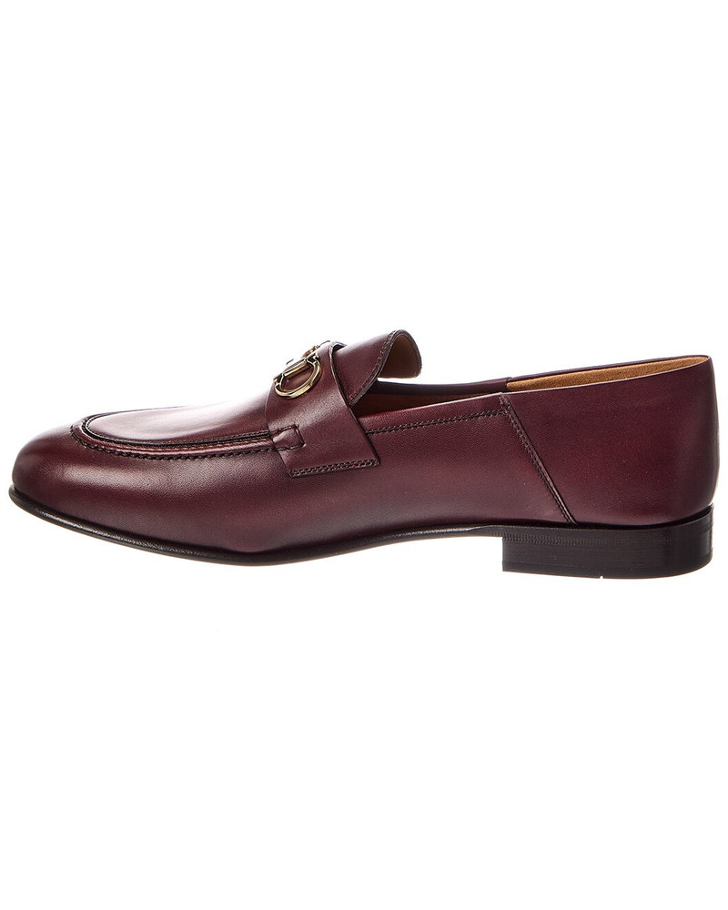 FERRAGAMO Ferragamo Ottone Leather Loafer outlook