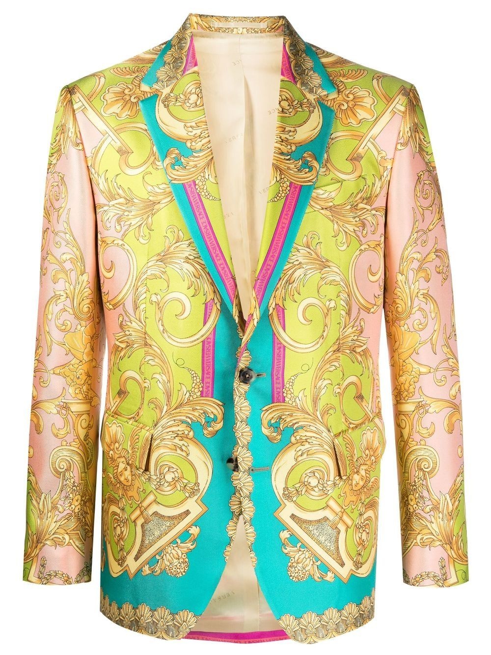 baroque single-breasted blazer - 1