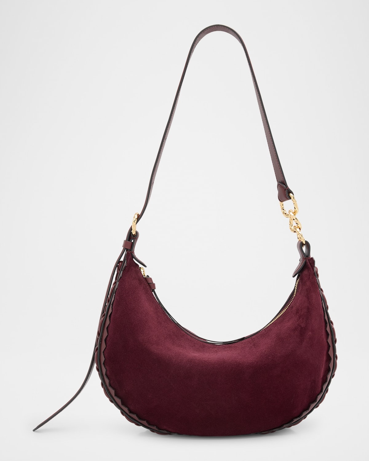 Twyla Small Suede Hobo Bag - 1