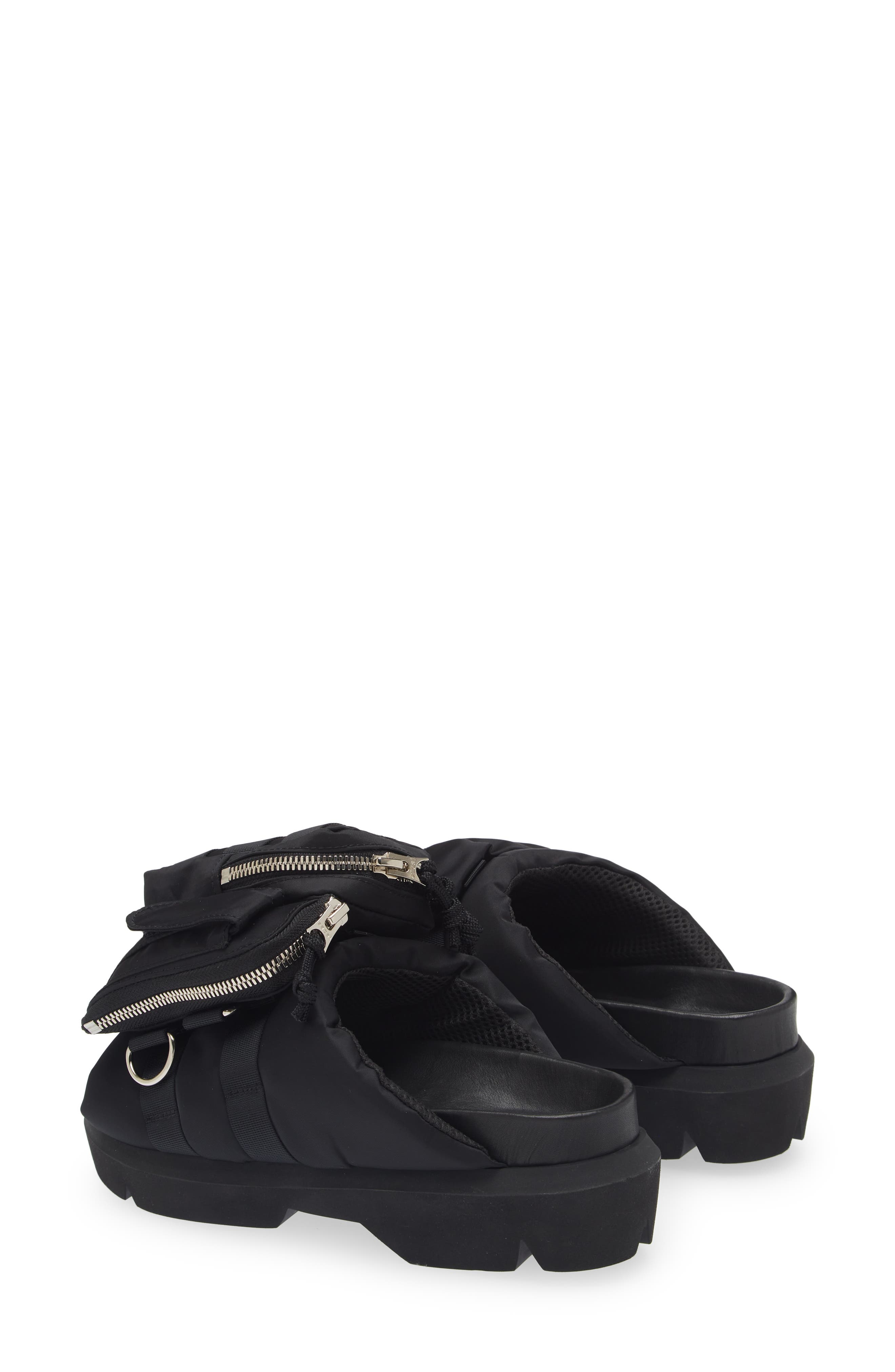 Pocket Mismatched Slide Sandals - 2