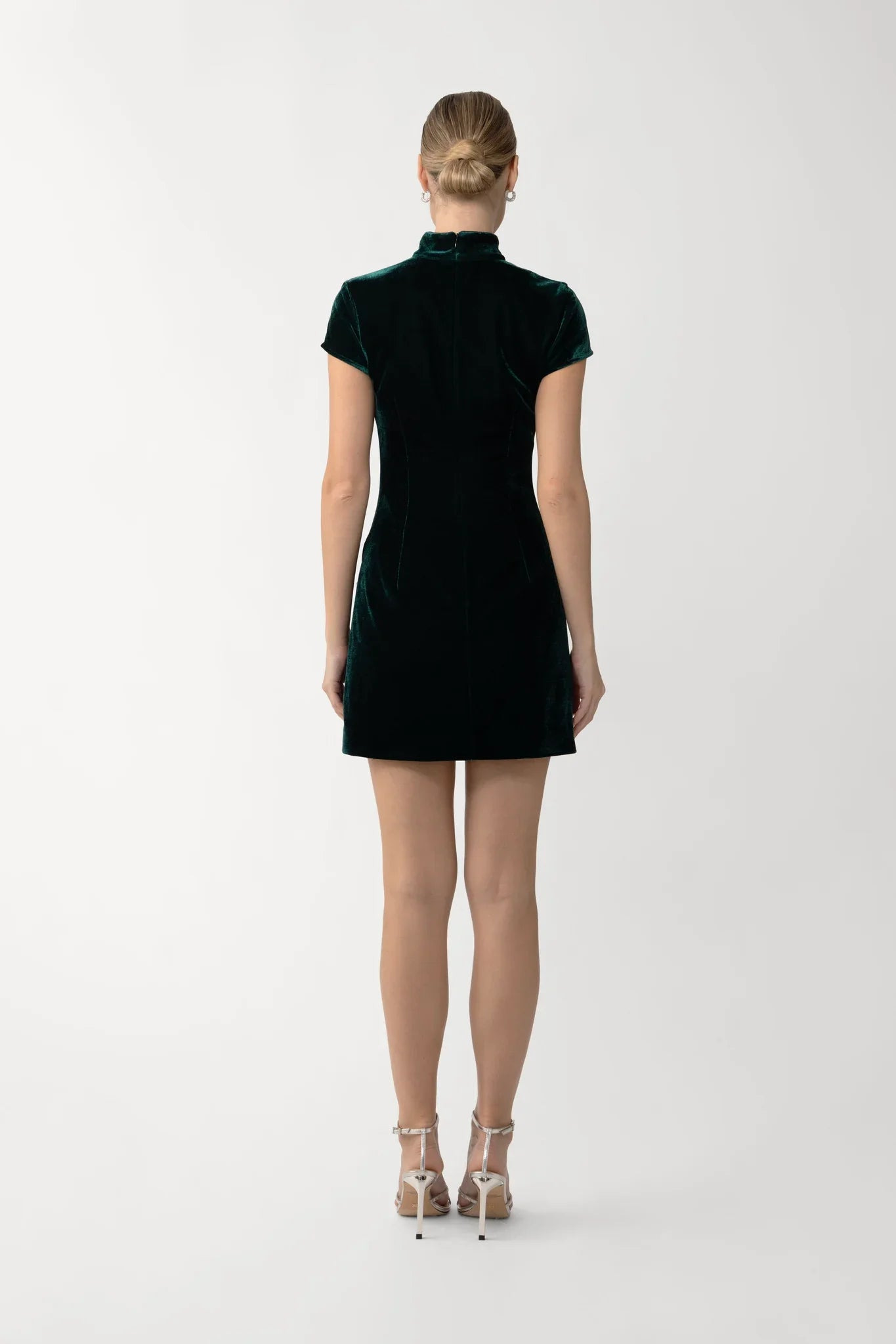 IVY VELVET MINI DRESS - 4