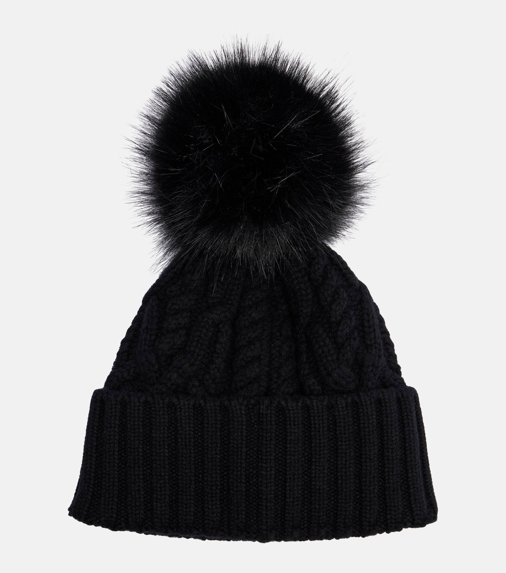 Cable-knit cashmere and wool-blend beanie - 4