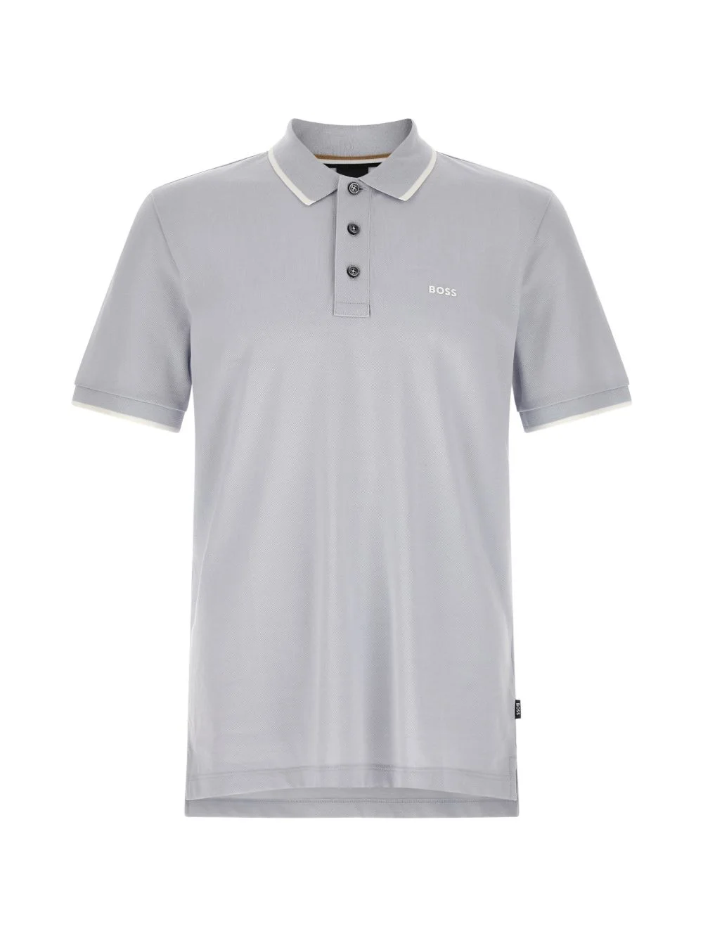 collar piping polo shirt - 1