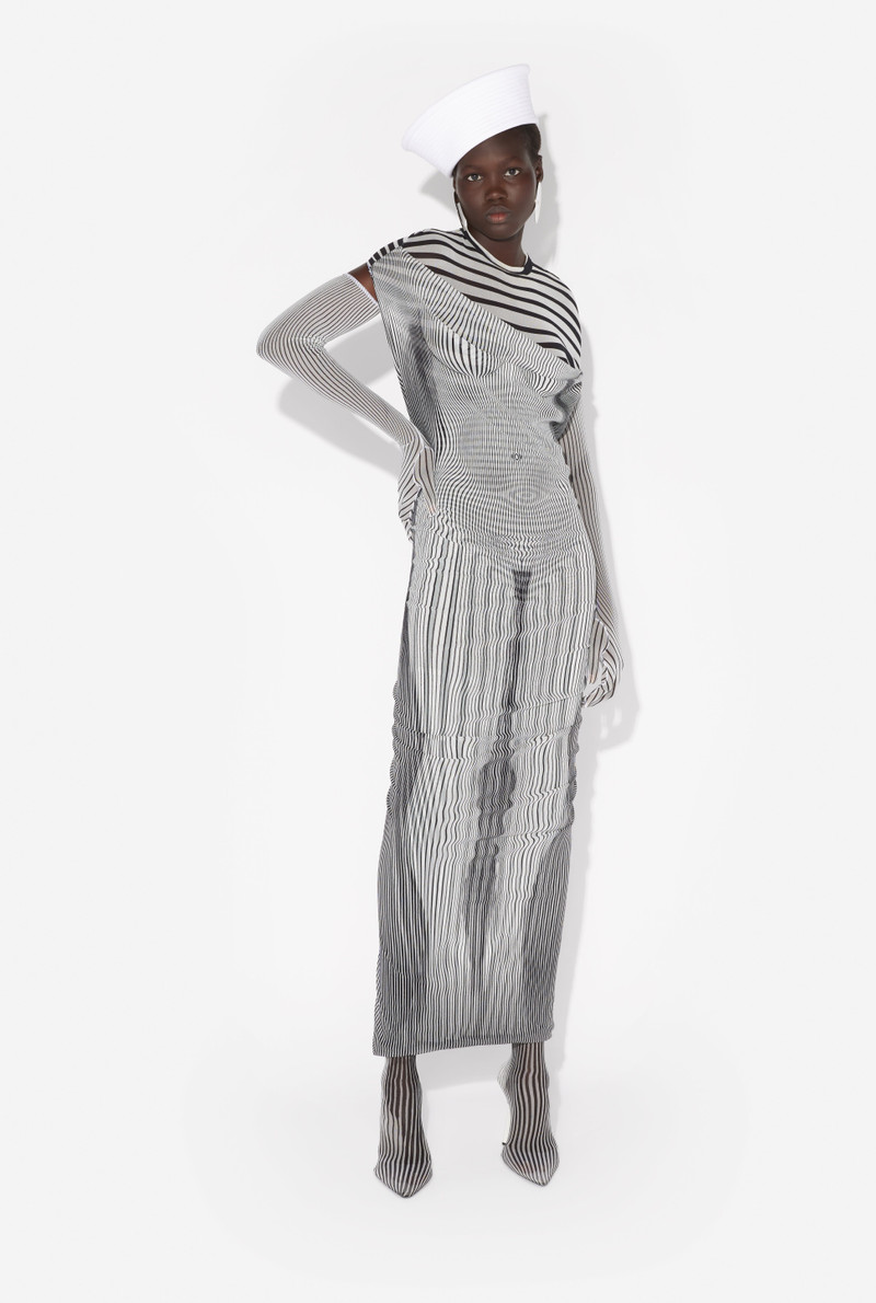 THE LONG DRAPED BODY MORPHING DRESS 1