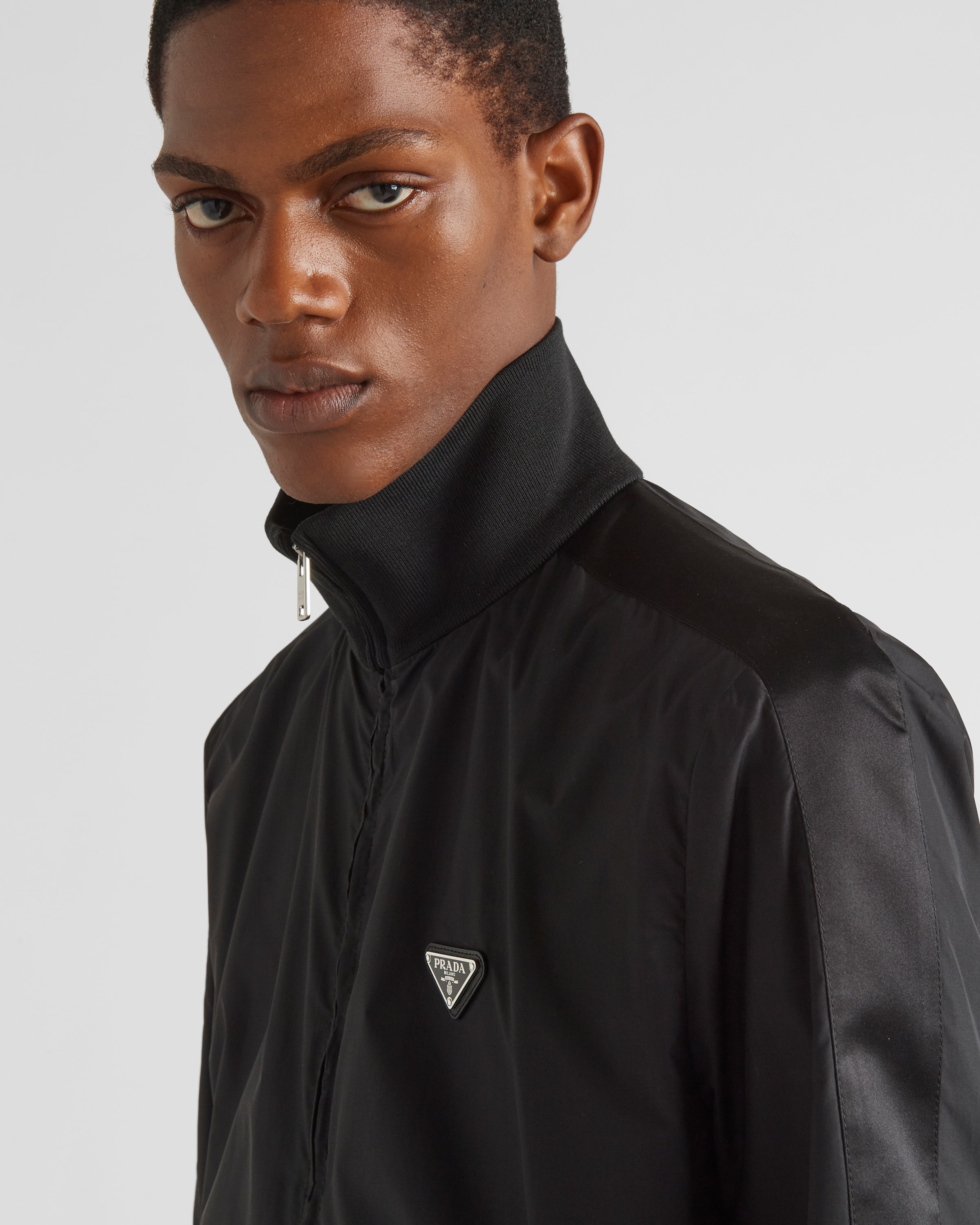 Silk blend blouson jacket - 4