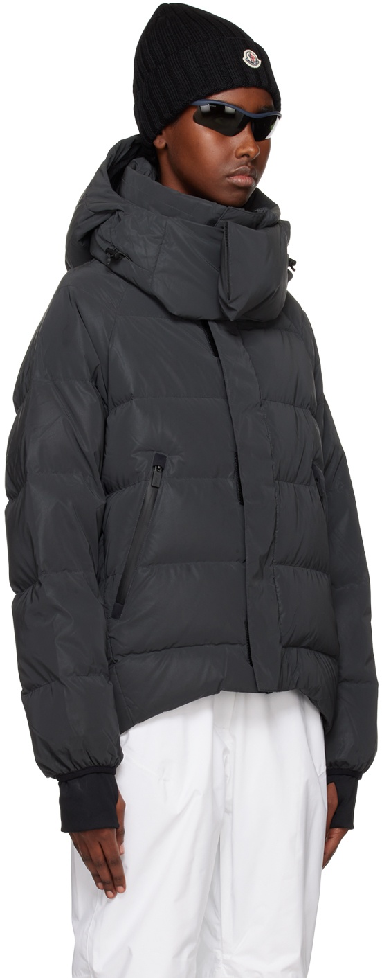 Black Reflective Down Jacket - 2