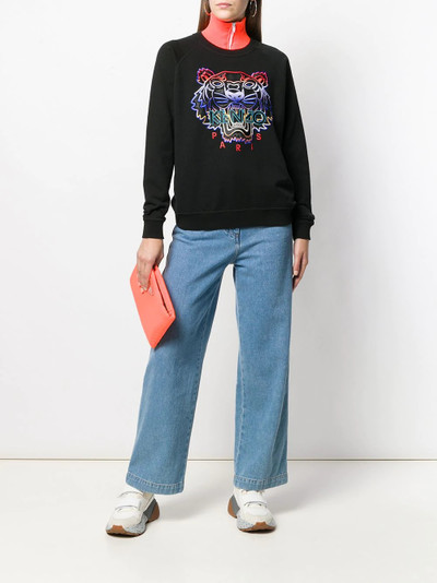 KENZO tiger embroidered sweatshirt outlook