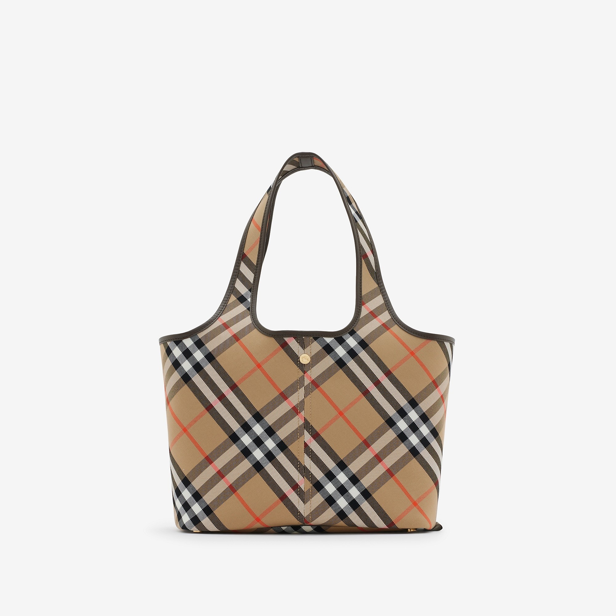 Small Check Tote - 1