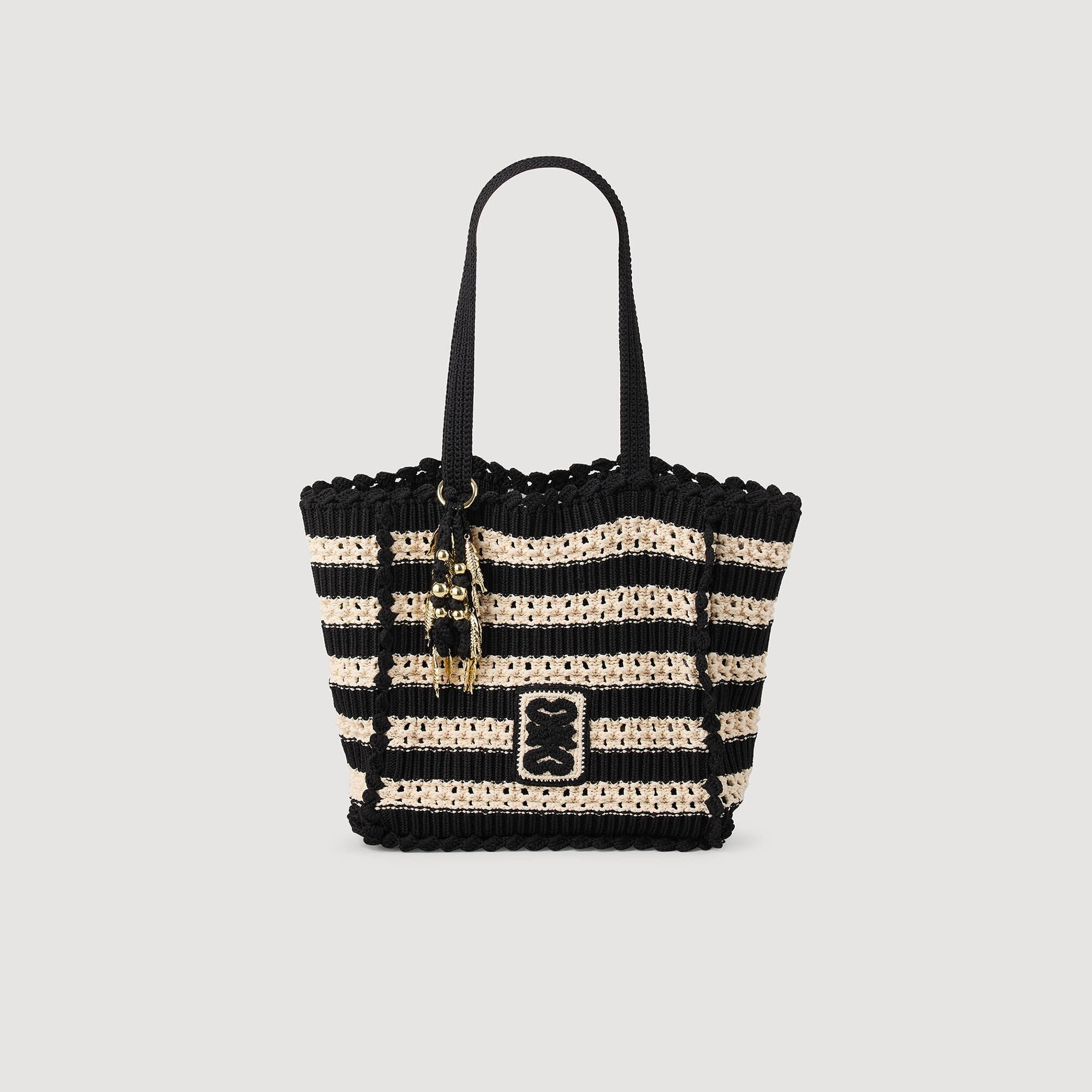 TWO-TONE CROCHET BAG - 1