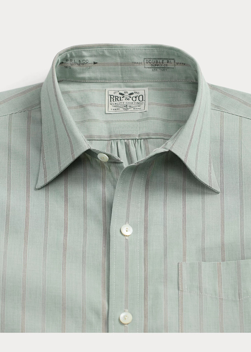 Slim Fit Striped Dobby Shirt 8