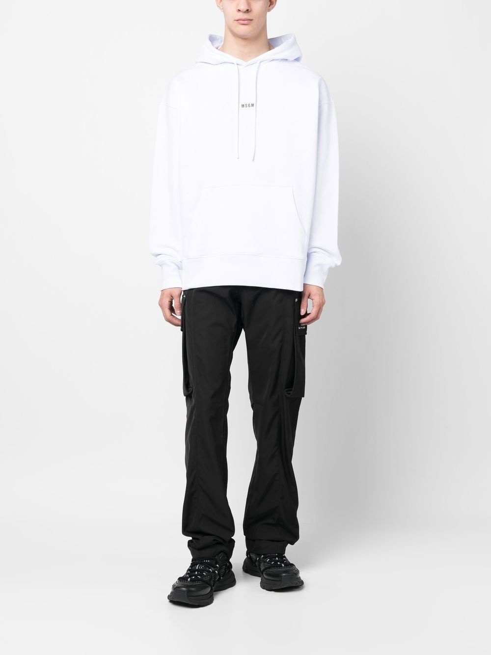 logo-print hoodie - 2