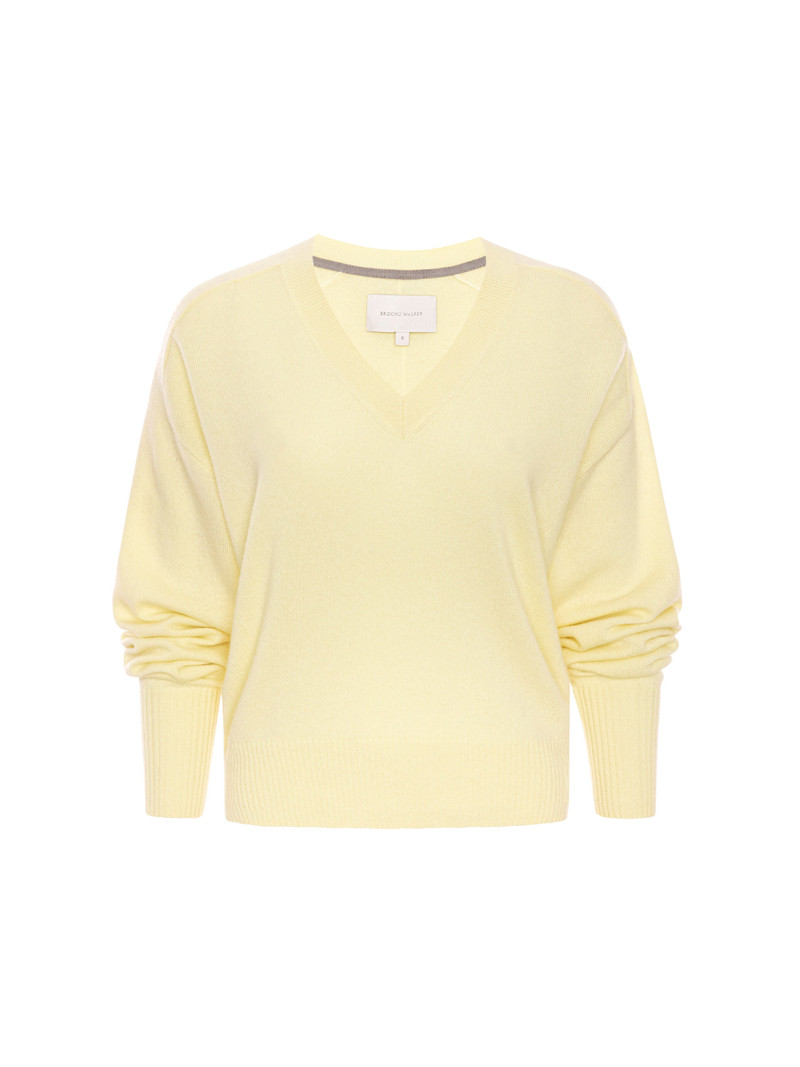 BROCHU WALKER The Leia Vee Cashmere Sweater outlook