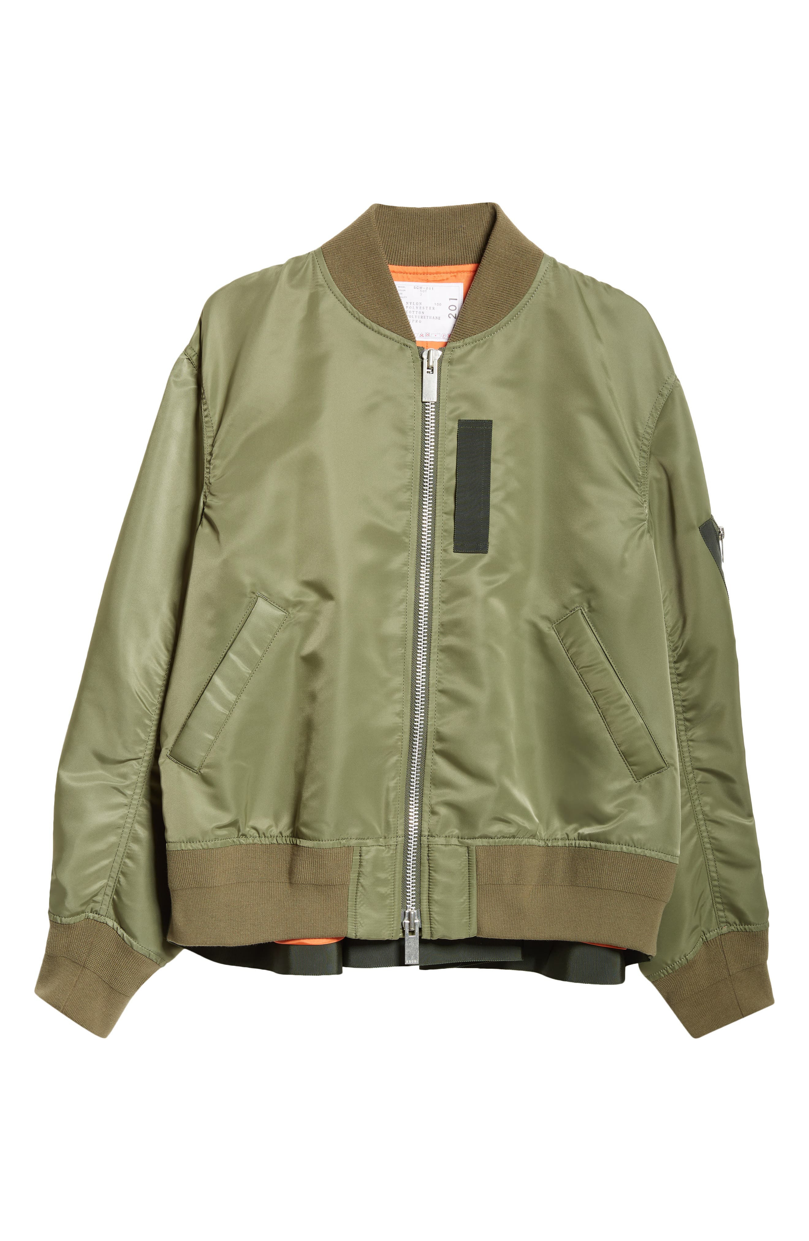 Nylon Twill Bomber Jacket - 7