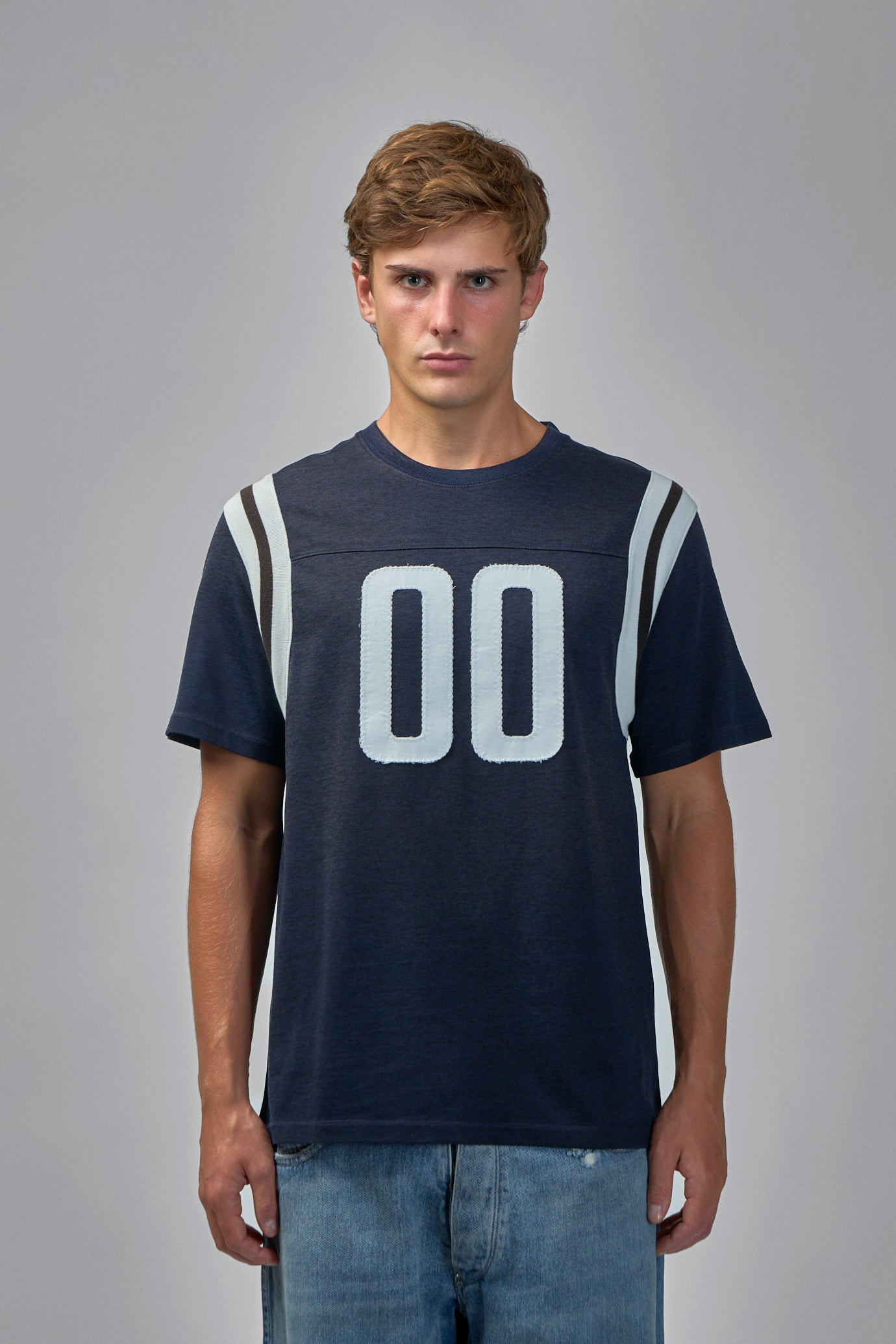 Regular Fit T-Shirt in Cotton and Viscose - 3