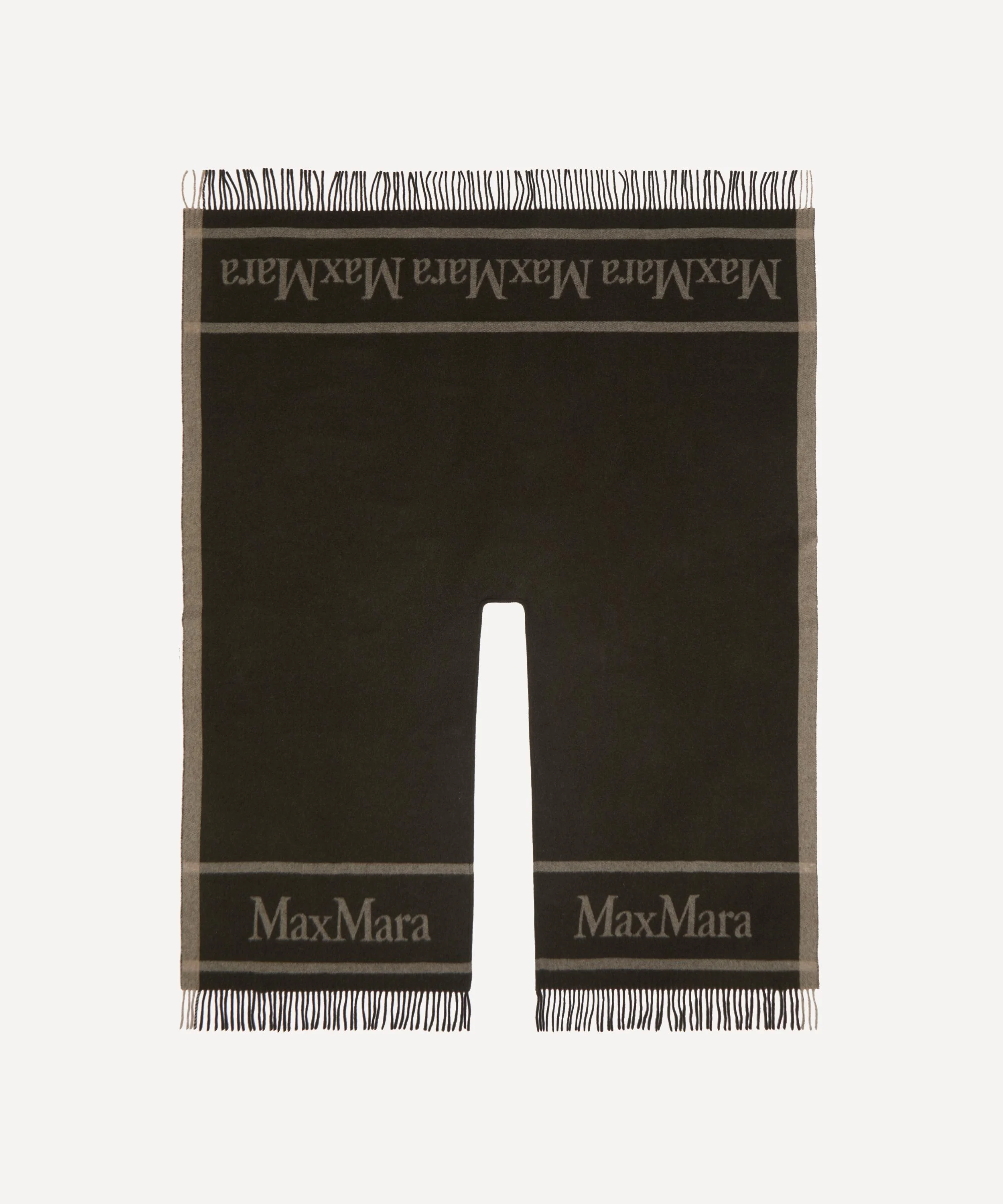Dark Brown Hildestole Scarf - 1