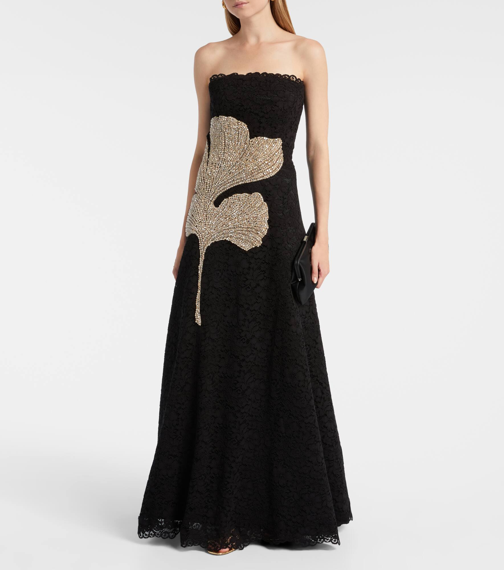 Hallis embellished lace gown - 2