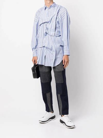 Comme des Garçons SHIRT Woven patchwork pants outlook