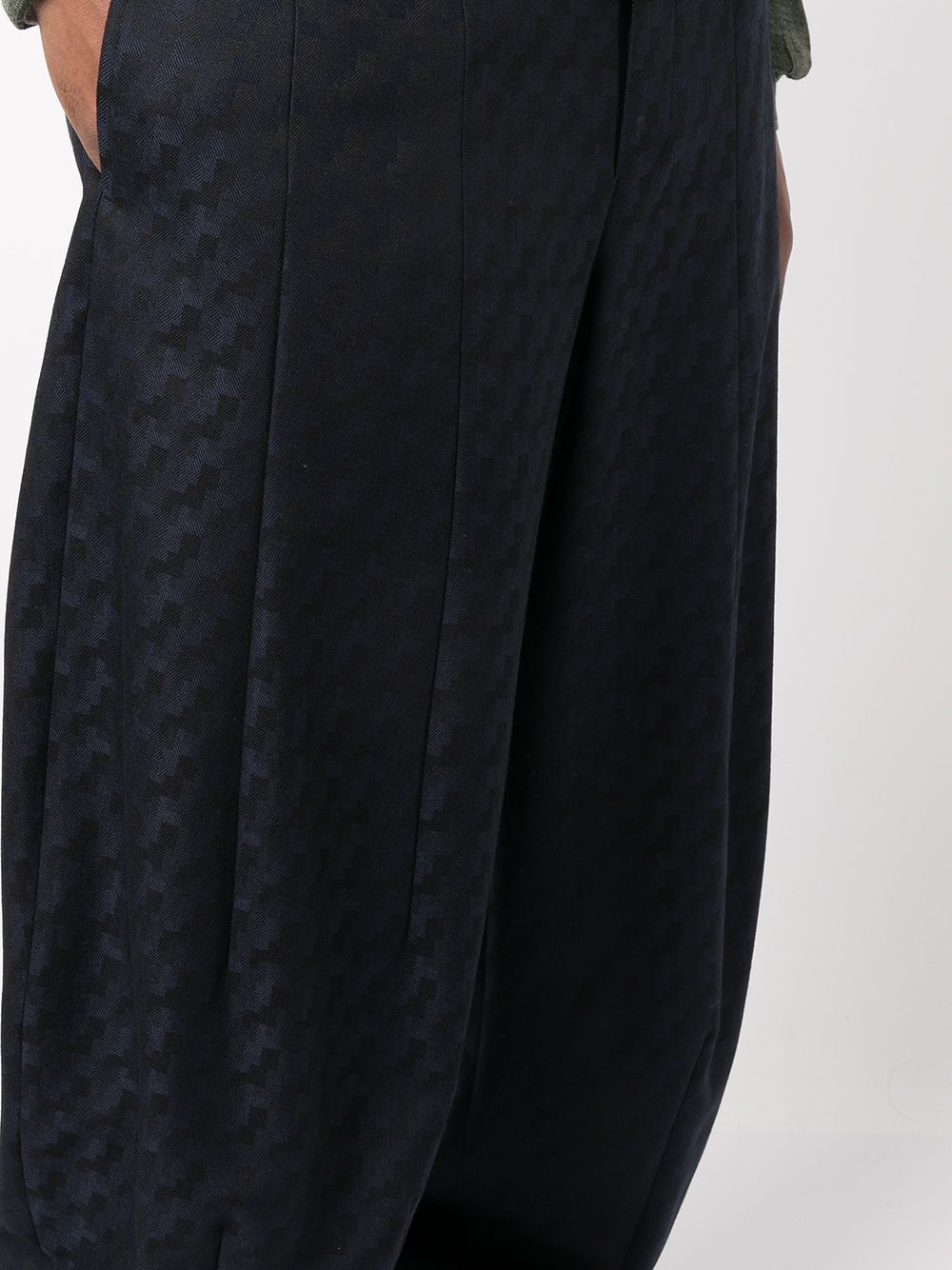 wide-leg tailored trousers - 5