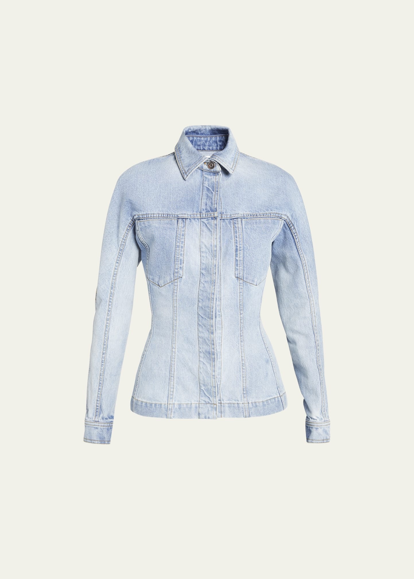 NEKCLINE DENIM JACKET