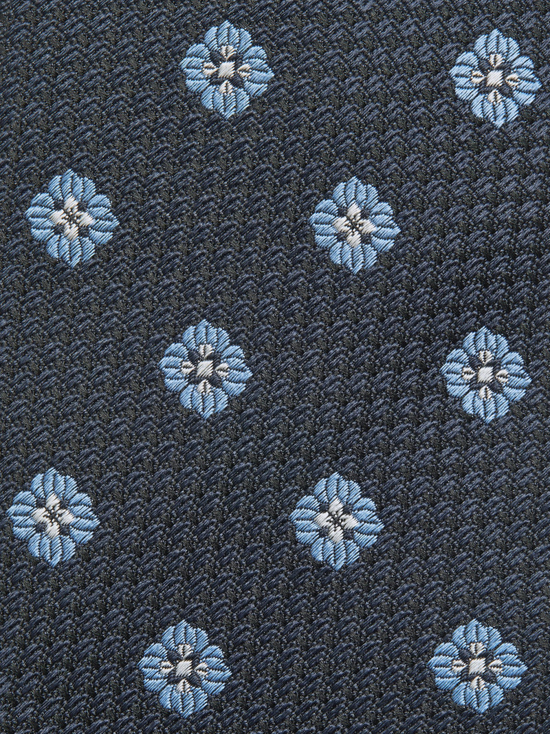 ZEGNA DARK BLUE SILK TIE outlook
