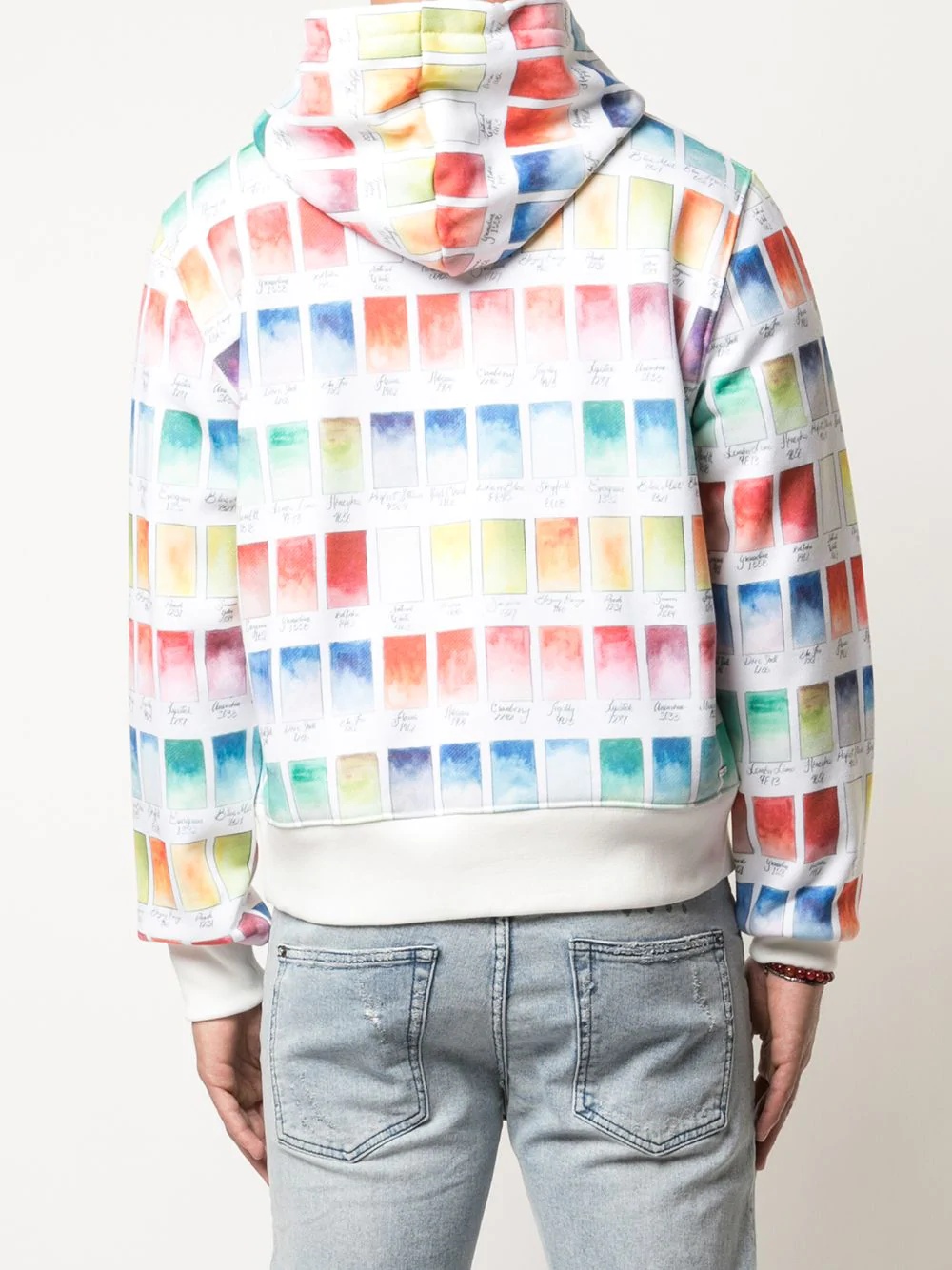 watercolour swatch hoodie - 4