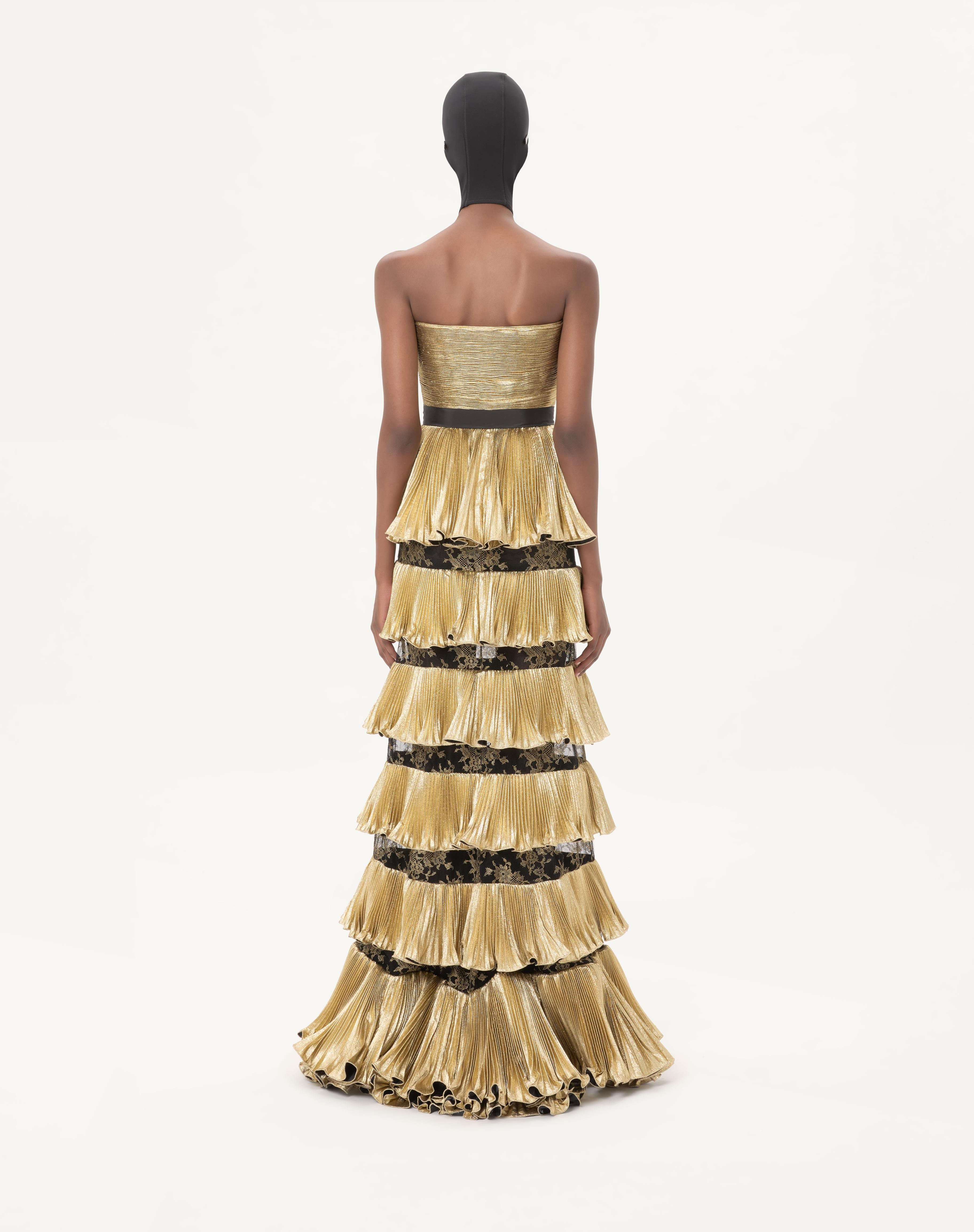 LONG DRESS IN JACQUARD REPS LAMÉ - 6