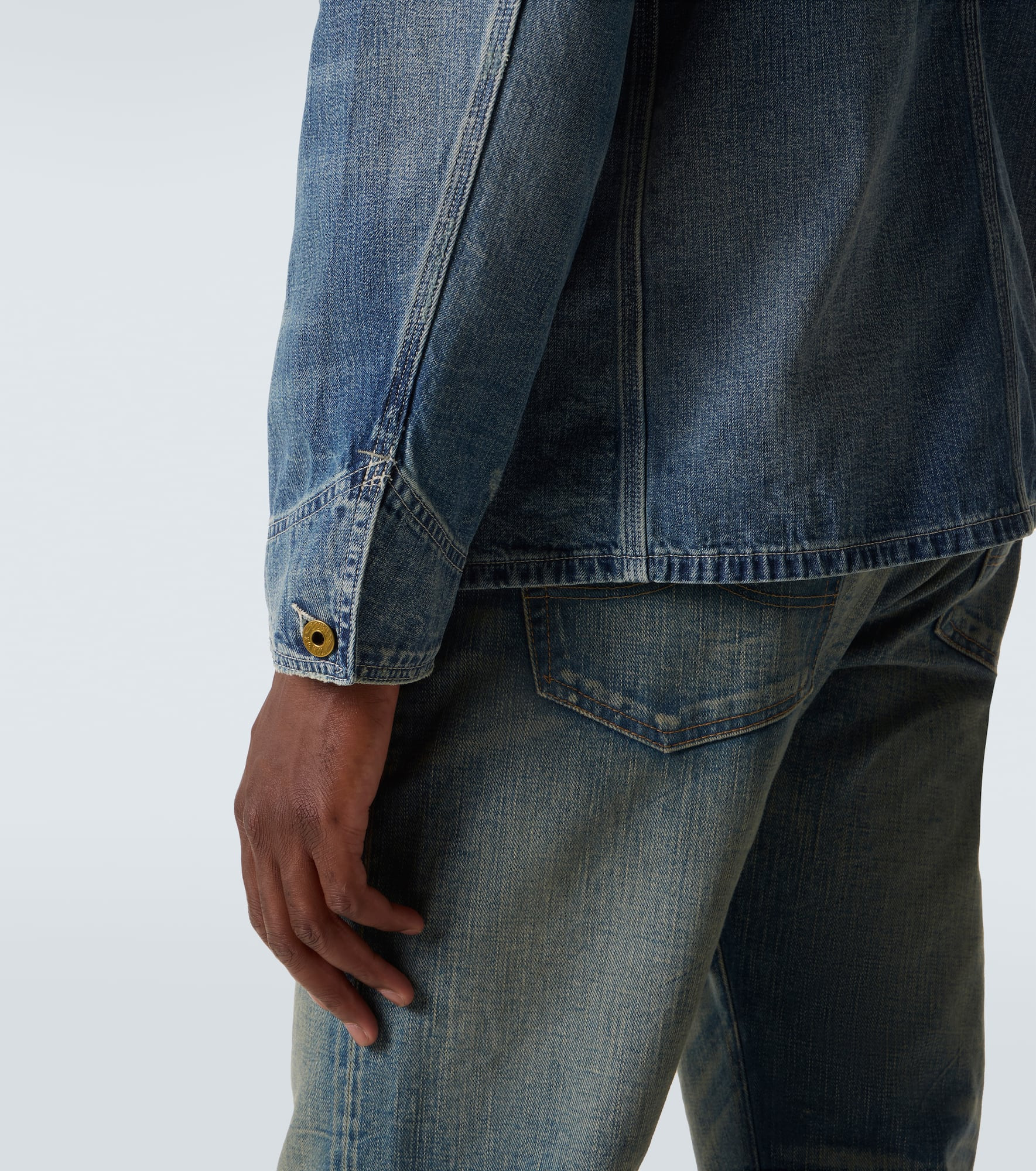 Stockton corduroy-trimmed denim jacket - 7