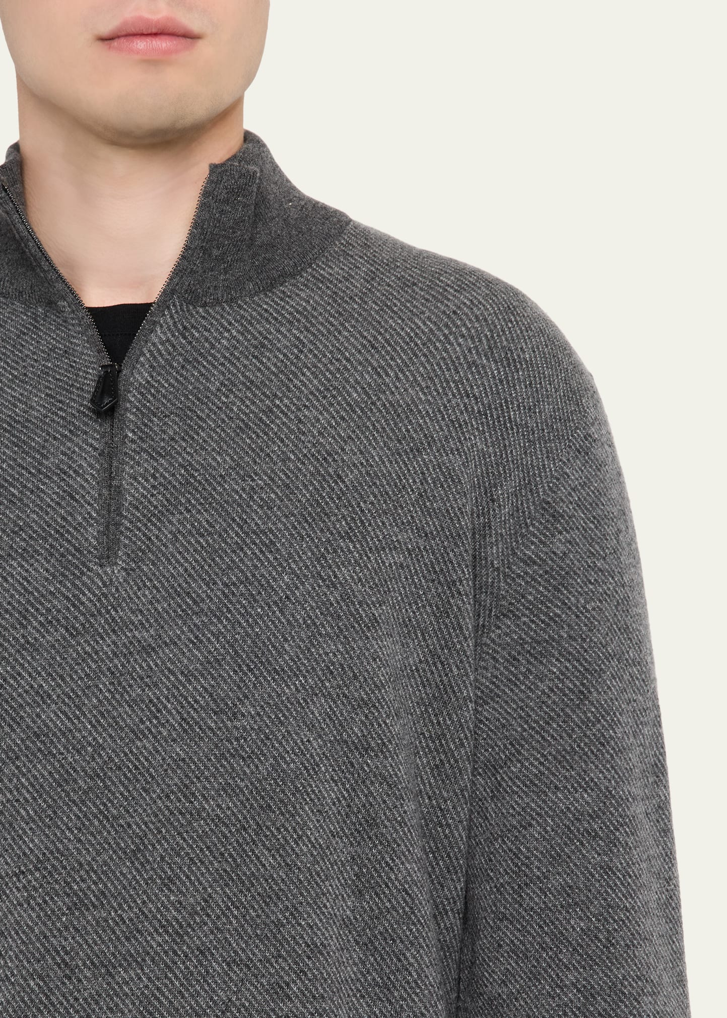 Men's Roadster Cashmere Quarter-Zip Sweater - 5