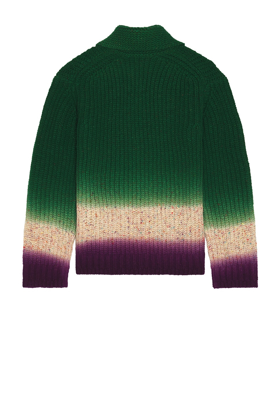 Garment Dye Wool Knit Cardigan - 2