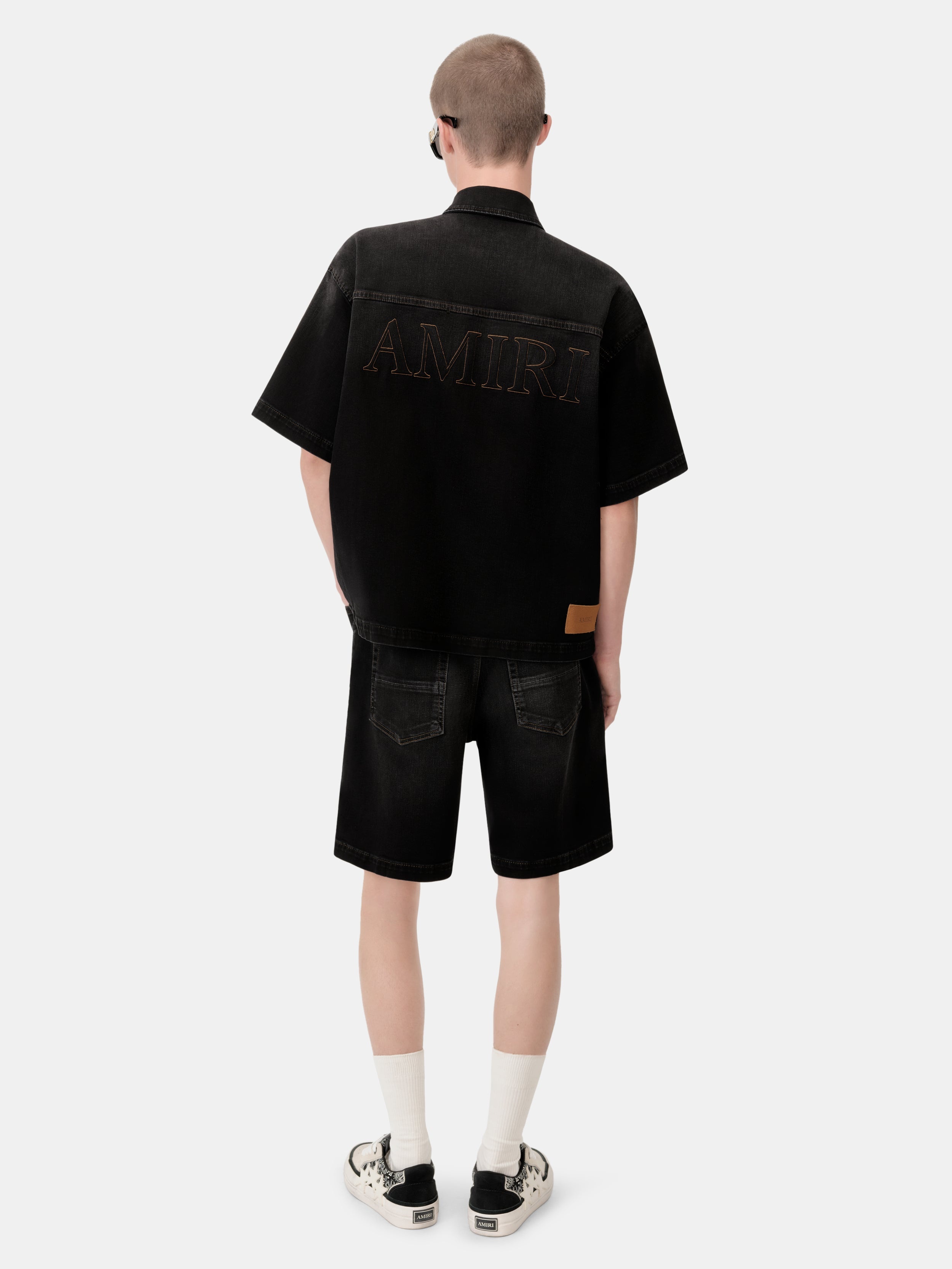 AMIRI 3D SHORT SLEEVE SNAP SHIRT - 2