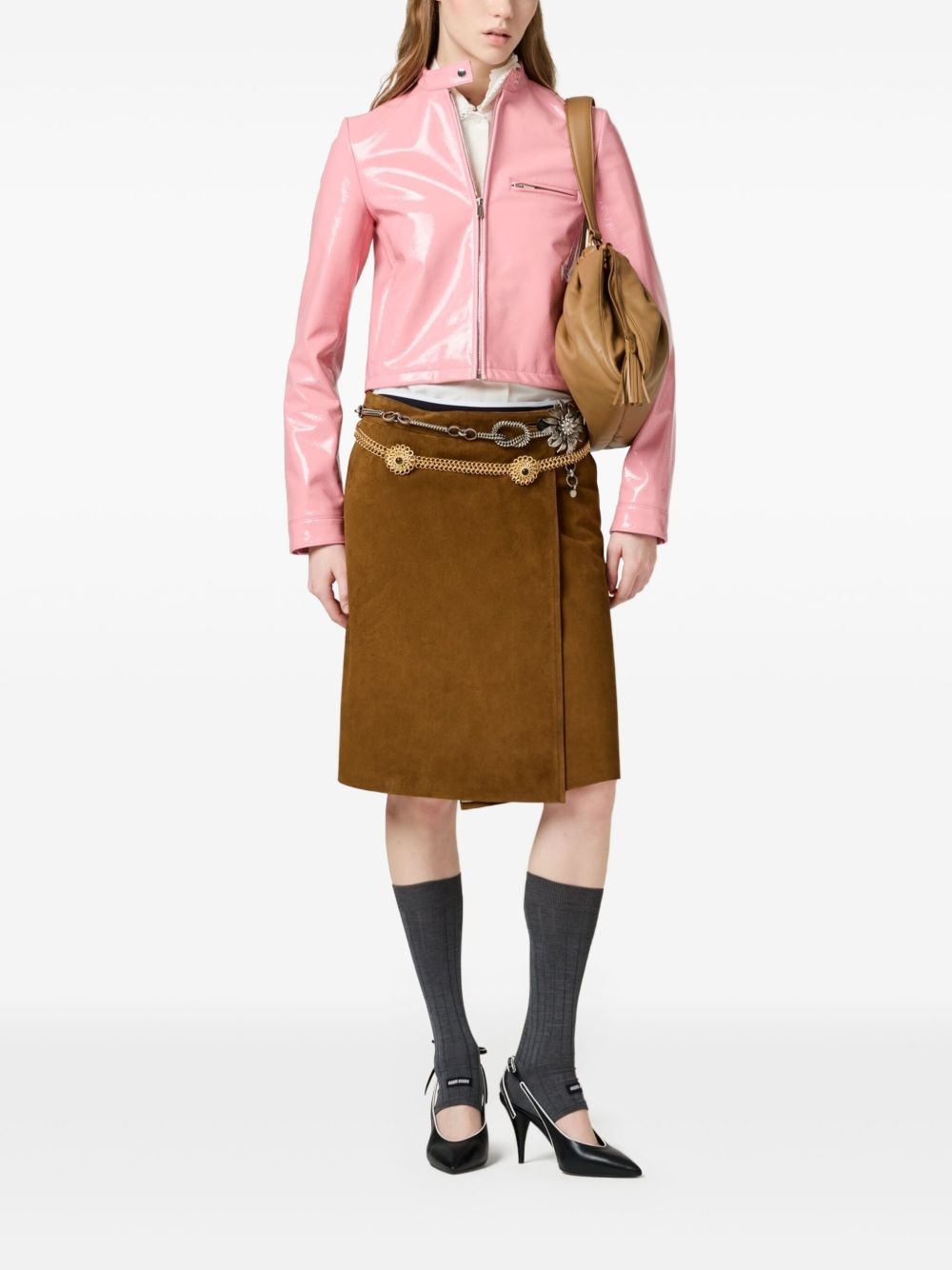 suede skirt - 2