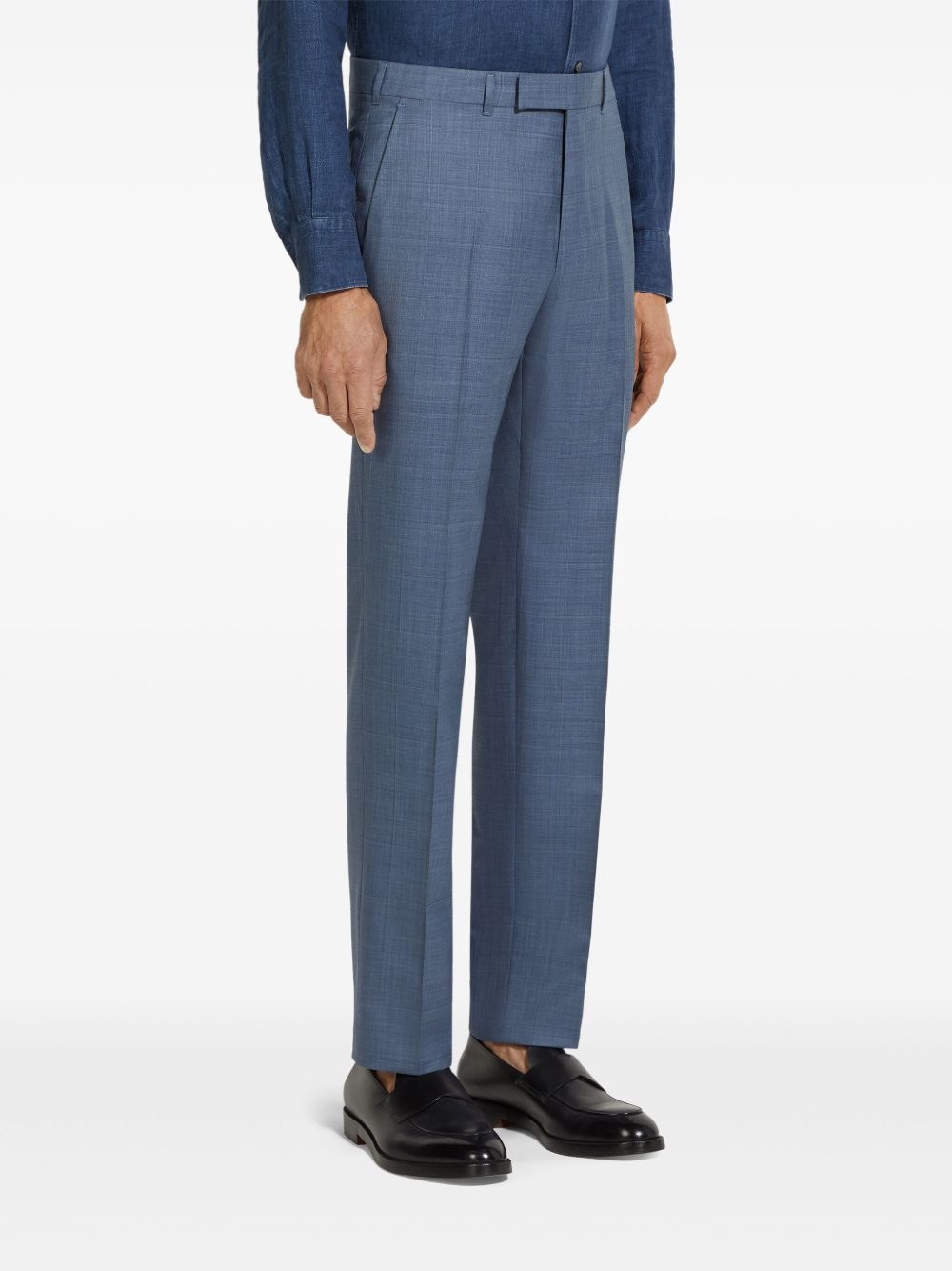 wool single-breasted suit - 4