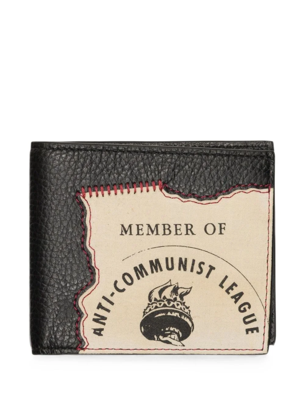 Anti Communist League bifold leather wallet - 1