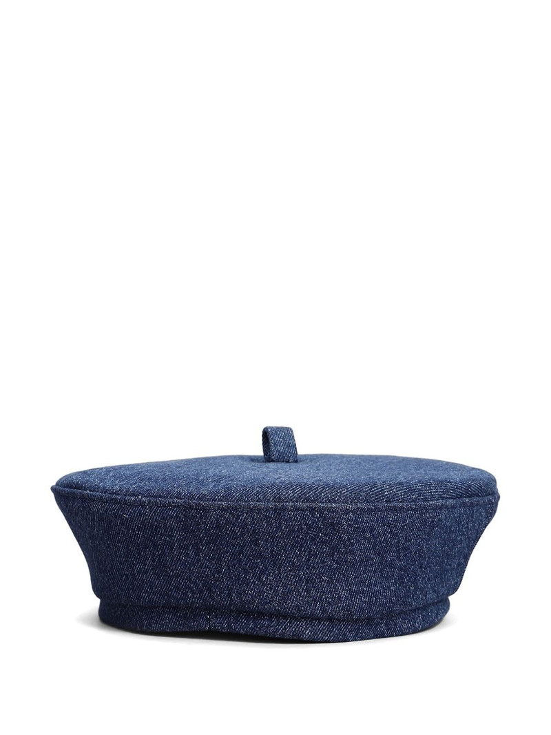 RUSLAN BAGINSKIY denim beret outlook