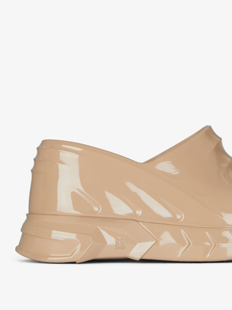 MARSHMALLOW WEDGE SANDALS IN RUBBER 6