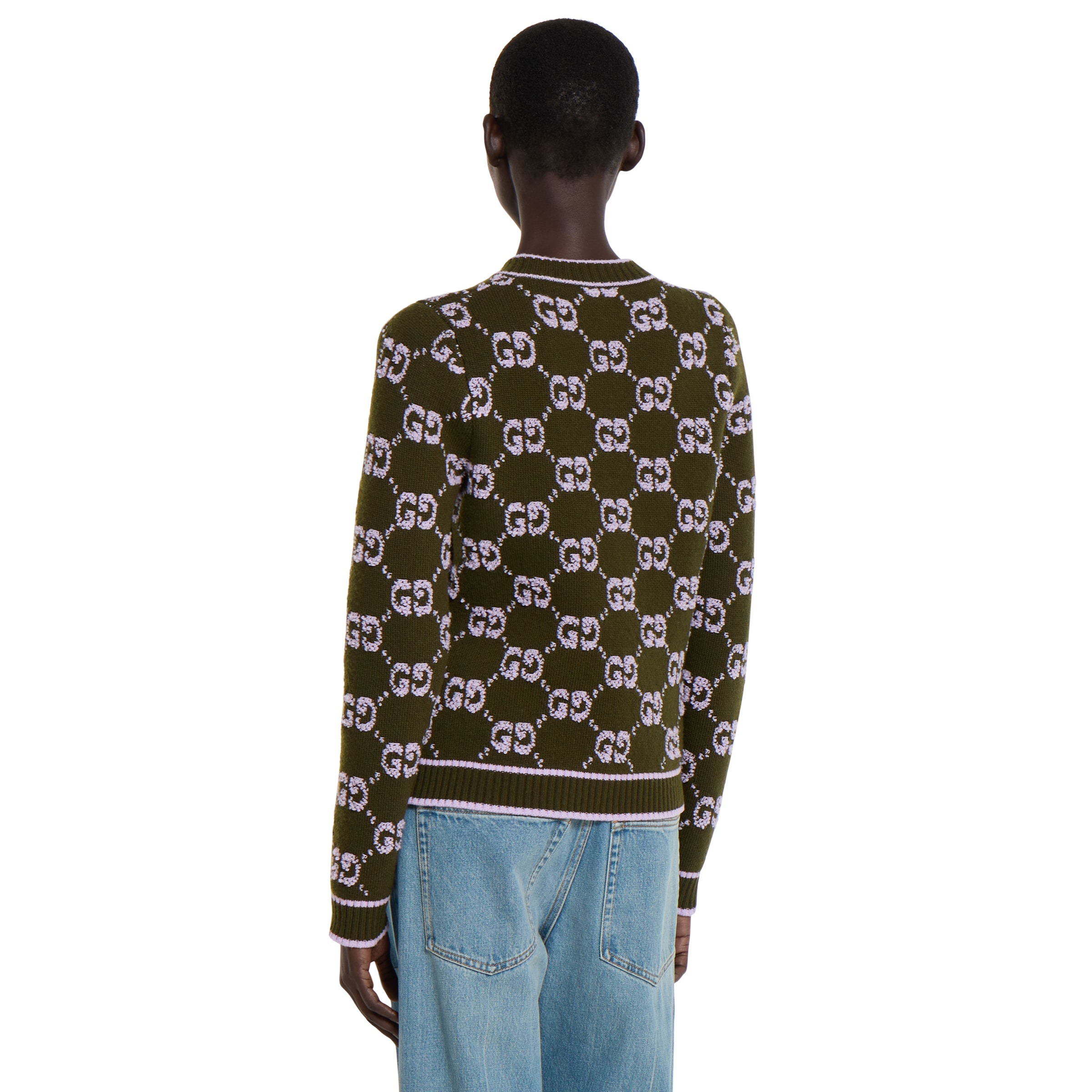 GG wool bouclé jacquard cardigan - 4