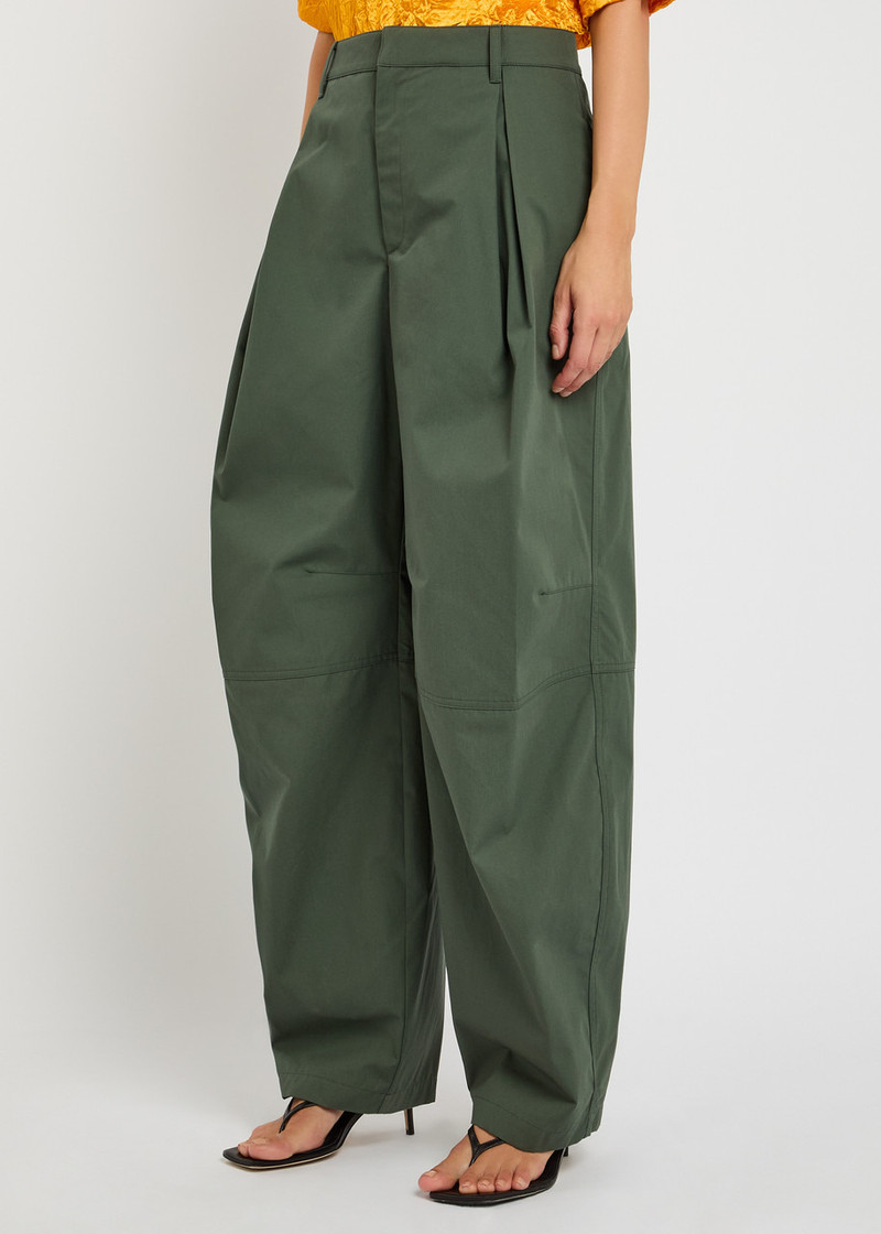armarium Armarium Arielle Pleated Cotton-poplin Trousers outlook